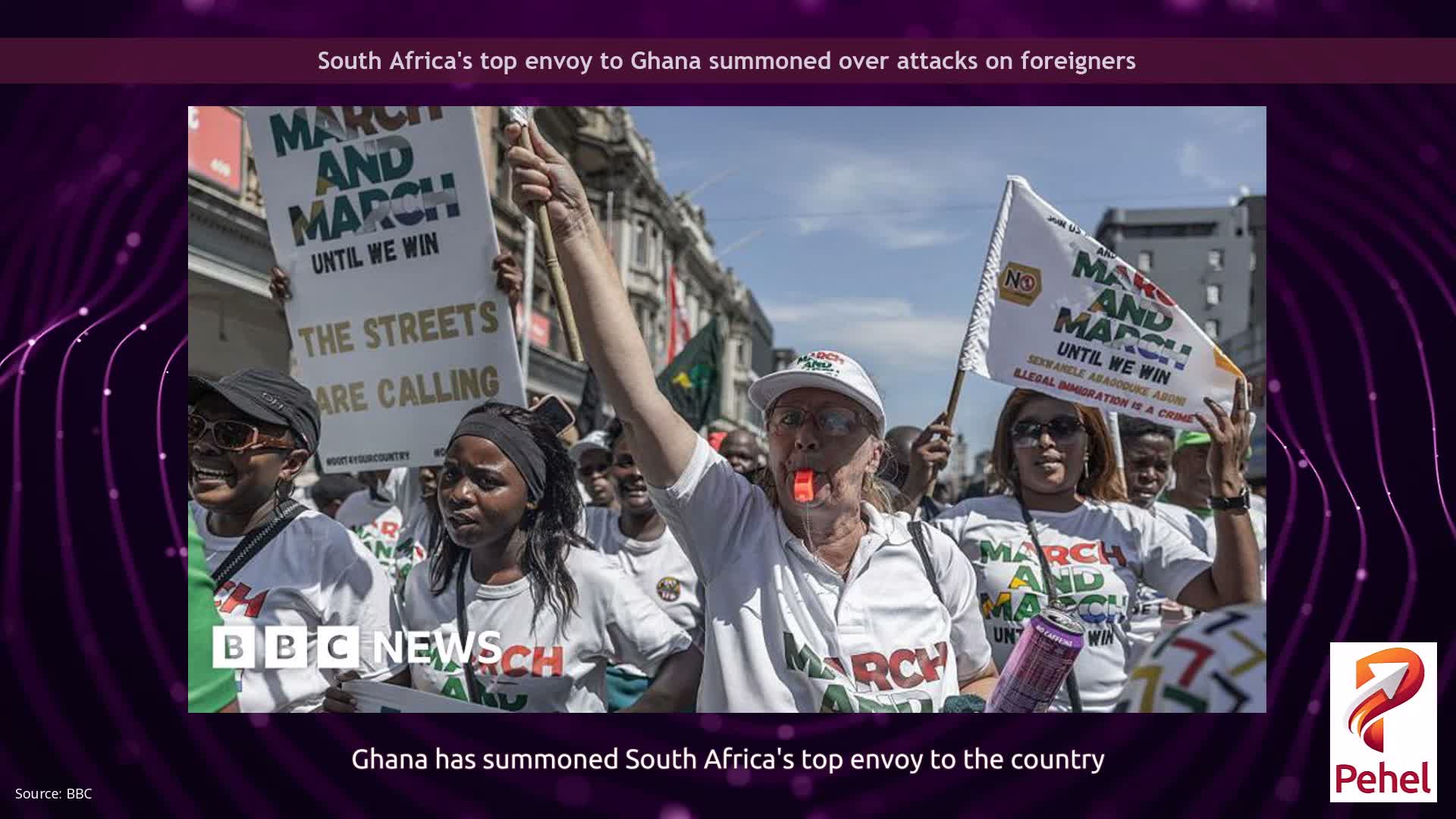 South Africa's top envoy to Ghana summoned over attacks on foreigners