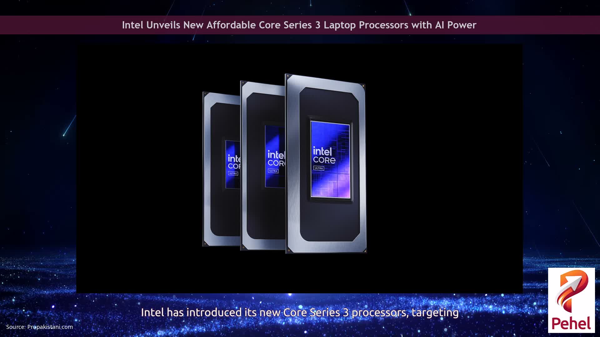 Intel Unveils New Affordable Core Series 3 Laptop Processors with AI Power