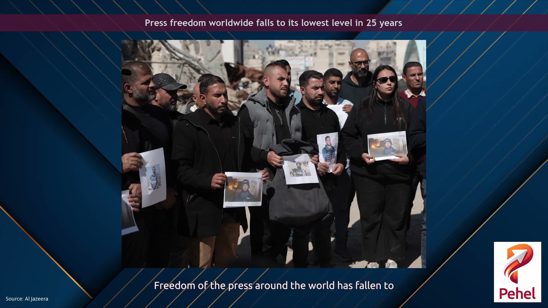 Press freedom worldwide falls to its lowest level in 25 years