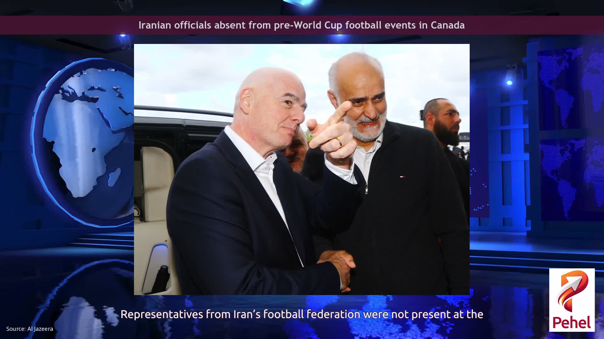 Iranian officials absent from pre-World Cup football events in Canada
