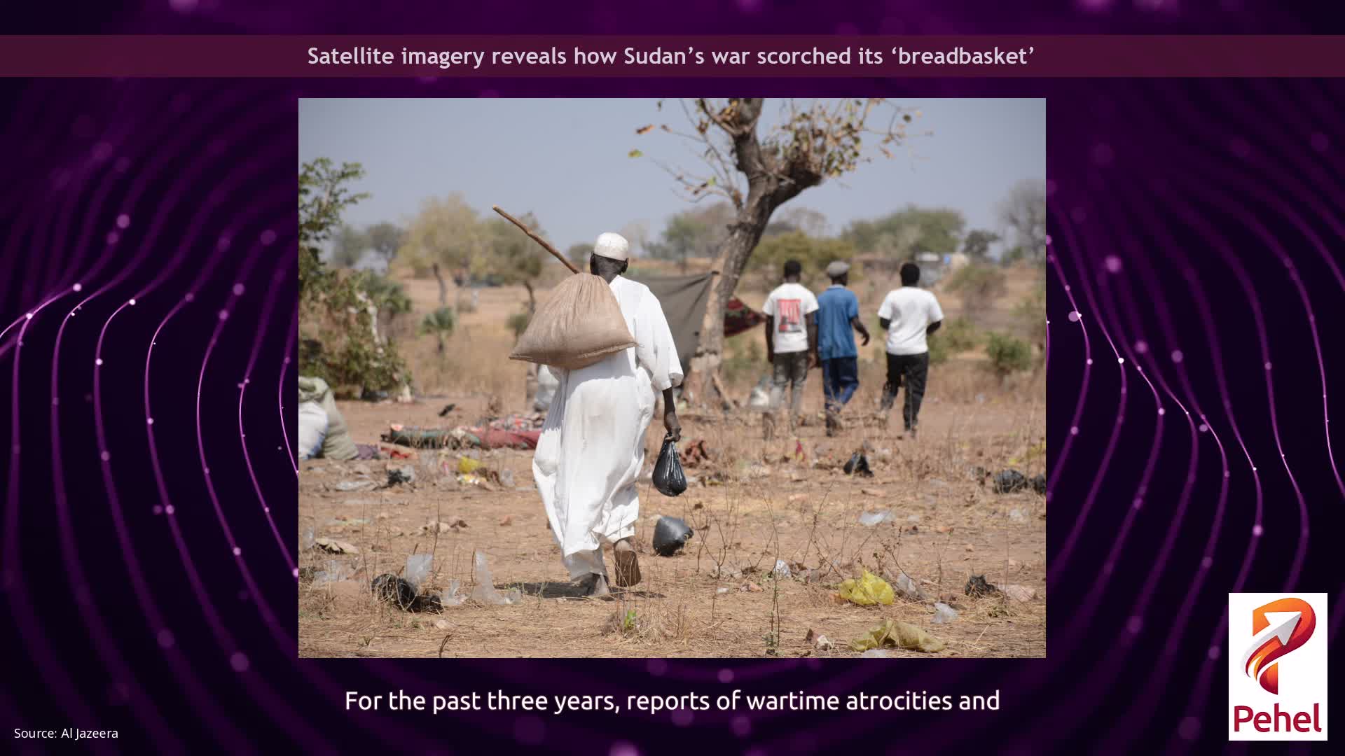Satellite imagery reveals how Sudan’s war scorched its ‘breadbasket’