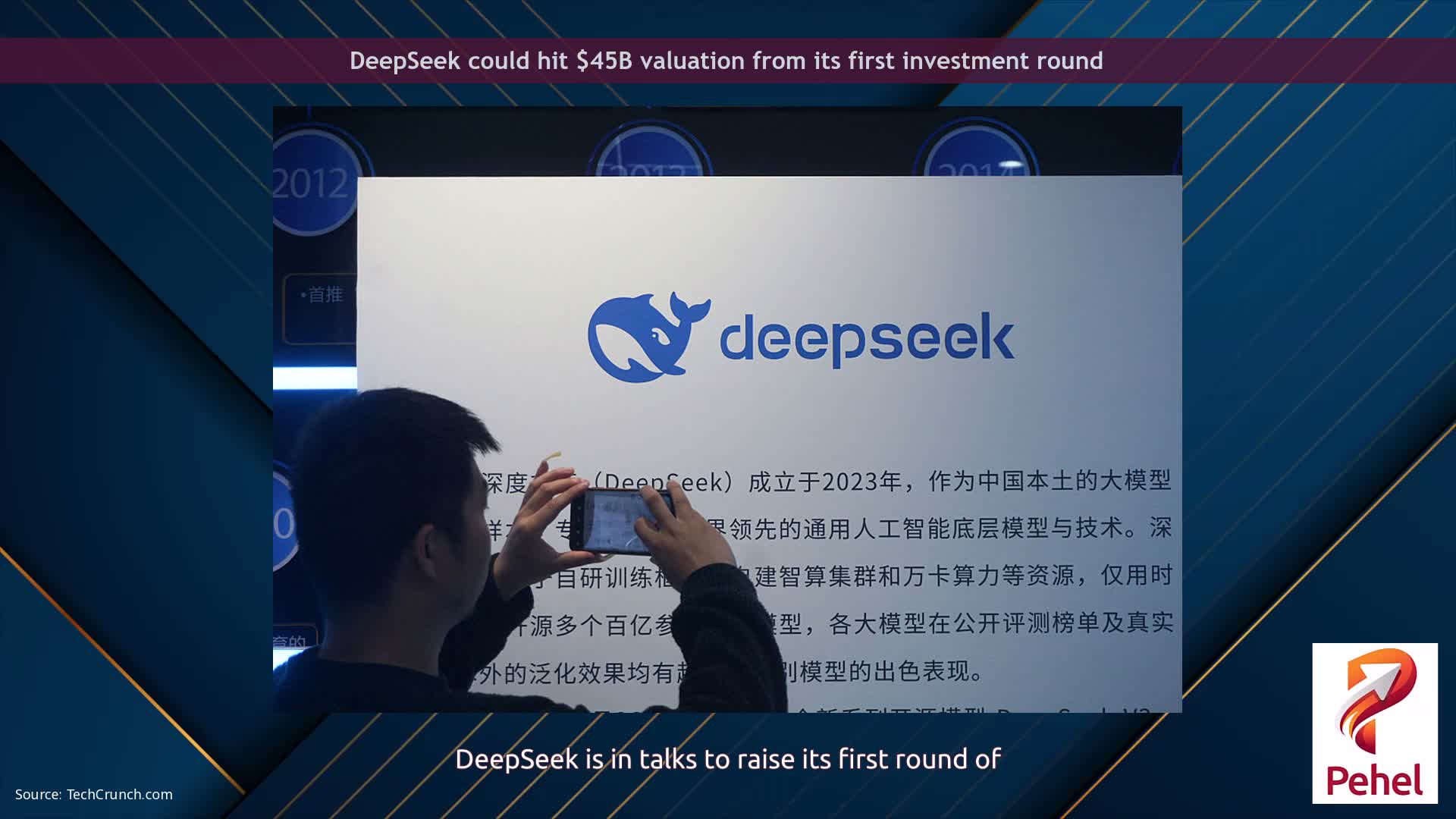 DeepSeek could hit $45B valuation from its first investment round