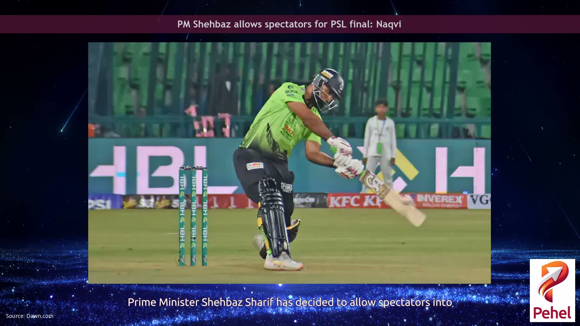 PM Shehbaz allows spectators for PSL final: Naqvi