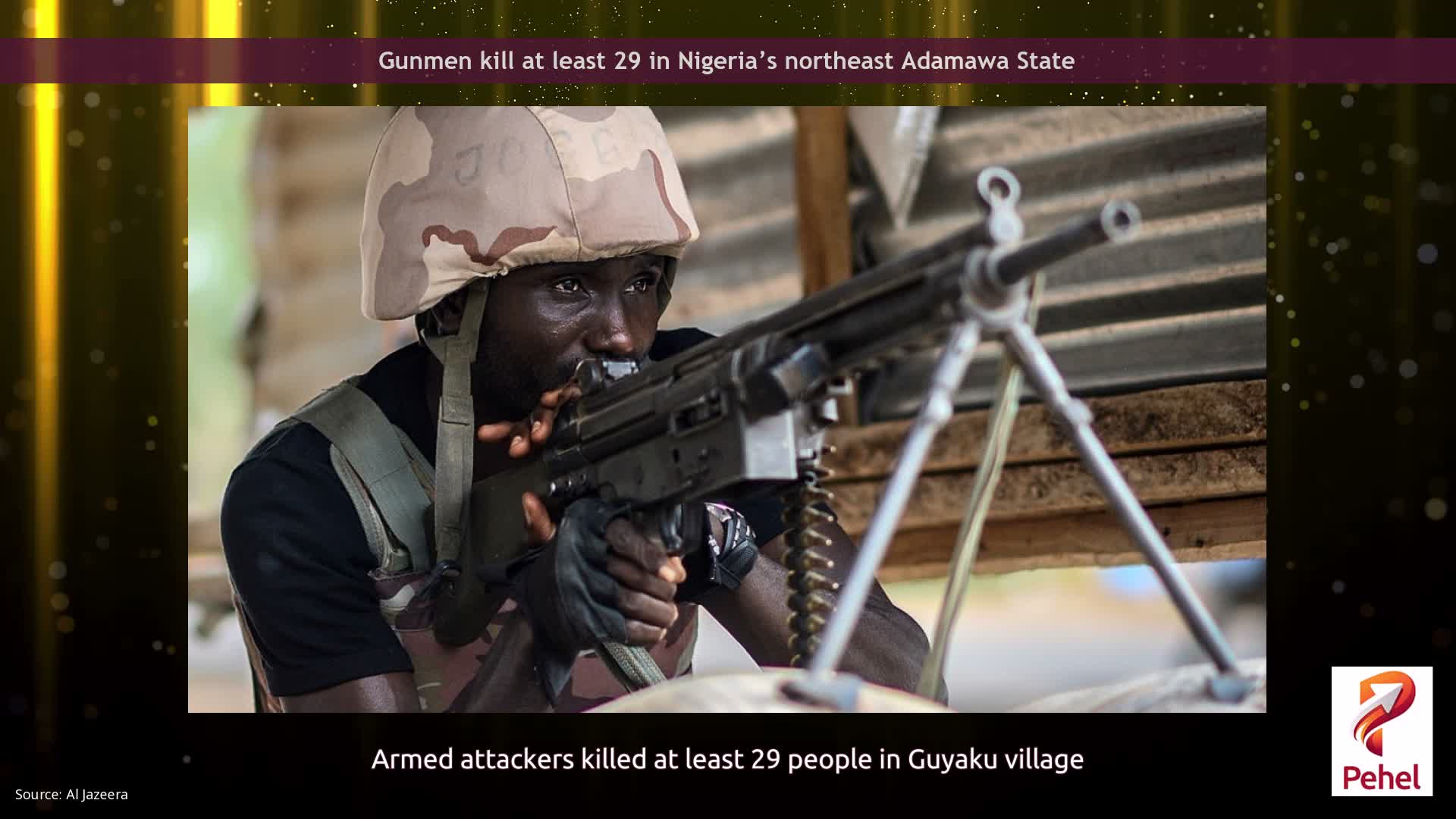 Gunmen kill at least 29 in Nigeria’s northeast Adamawa State