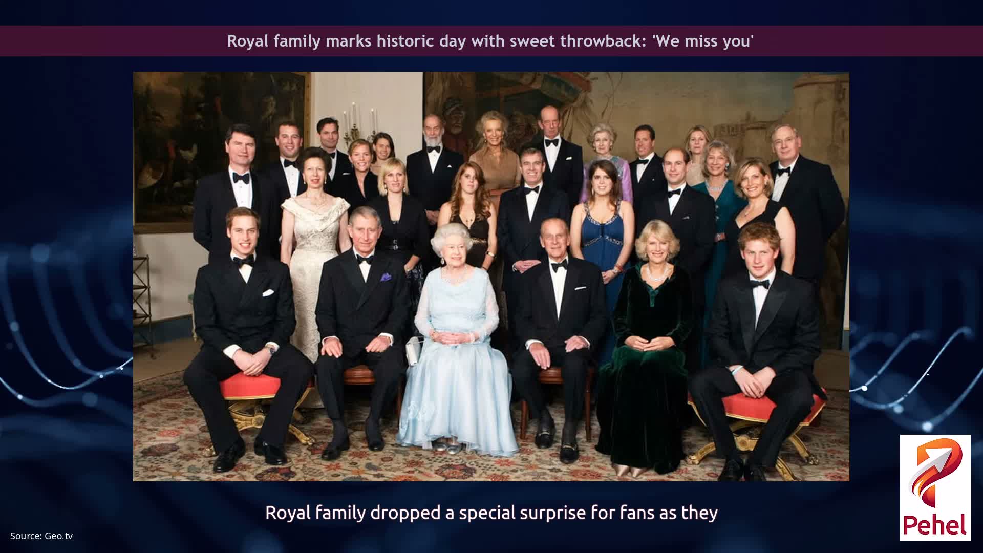 Royal family marks historic day with sweet throwback: 'We miss you'