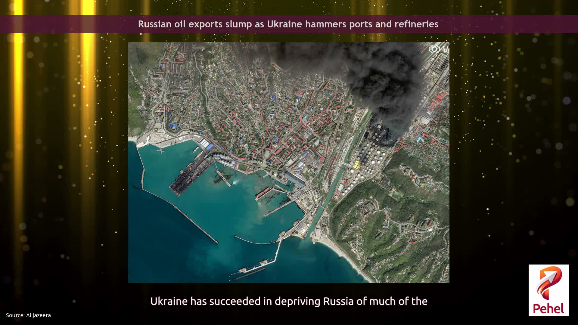 Russian oil exports slump as Ukraine hammers ports and refineries
