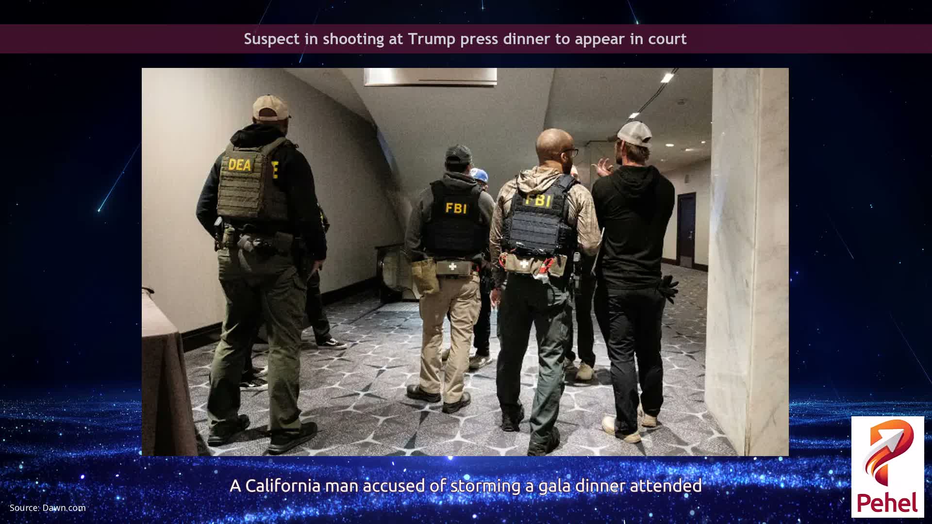 Suspect in shooting at Trump press dinner to appear in court