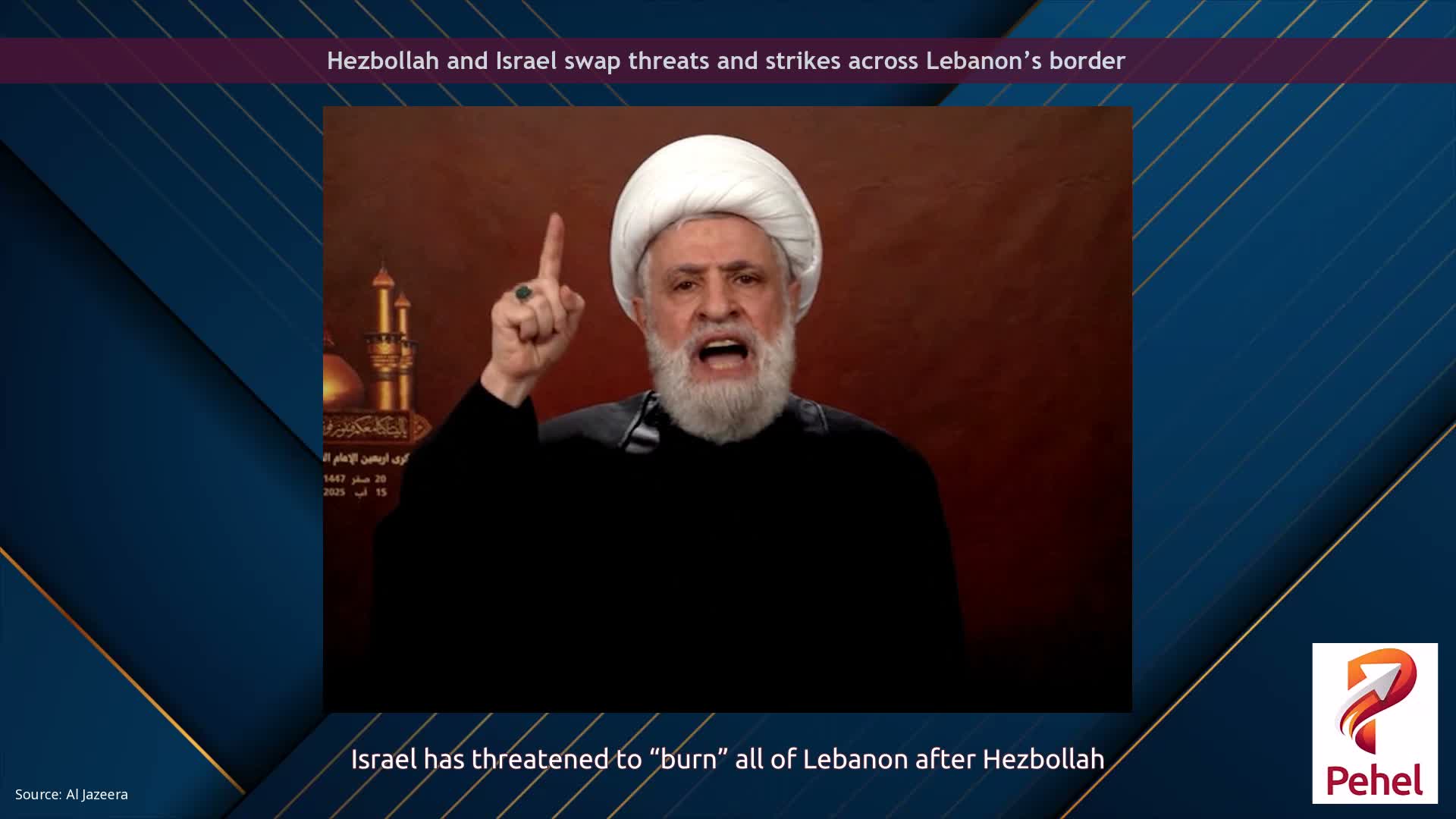 Hezbollah and Israel swap threats and strikes across Lebanon’s border