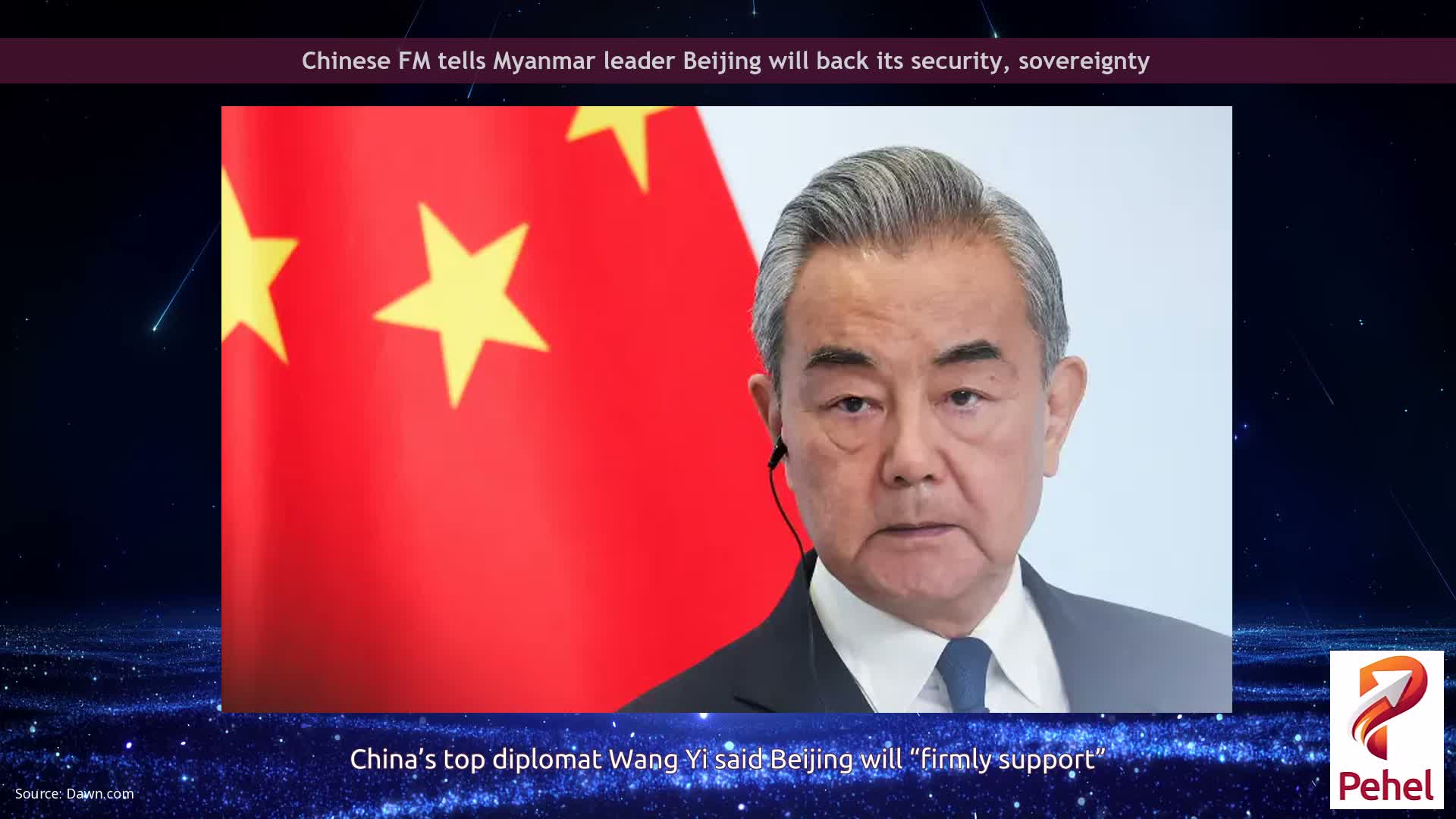 Chinese FM tells Myanmar leader Beijing will back its security, sovereignty