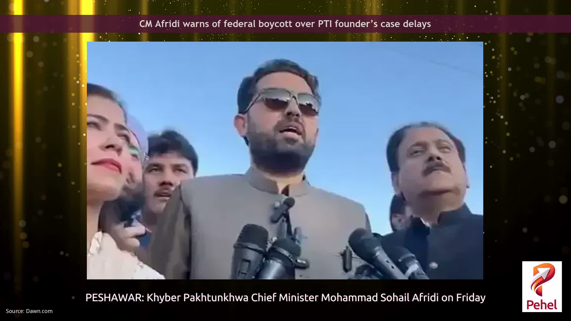CM Afridi warns of federal boycott over PTI founder’s case delays