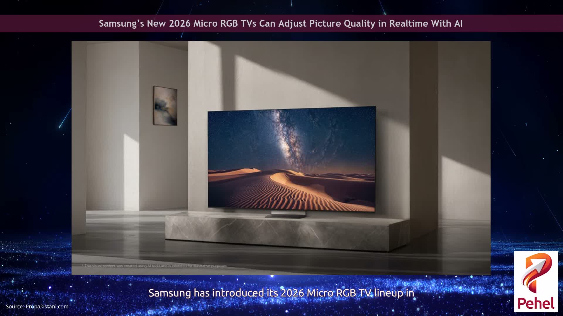 Samsung’s New 2026 Micro RGB TVs Can Adjust Picture Quality in Realtime With AI