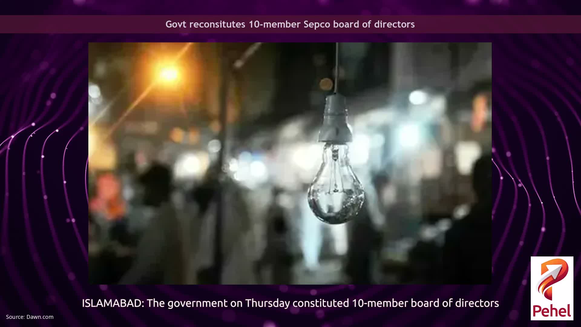 Govt reconsitutes 10-member Sepco board of directors