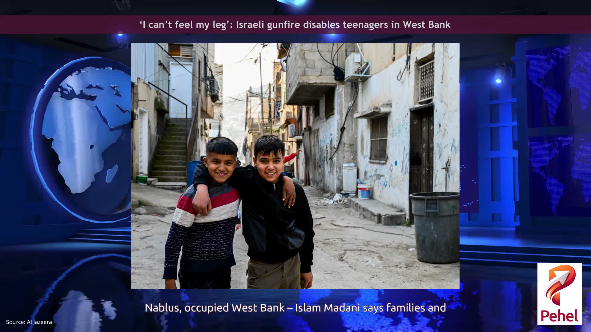 ‘I can’t feel my leg’: Israeli gunfire disables teenagers in West Bank
