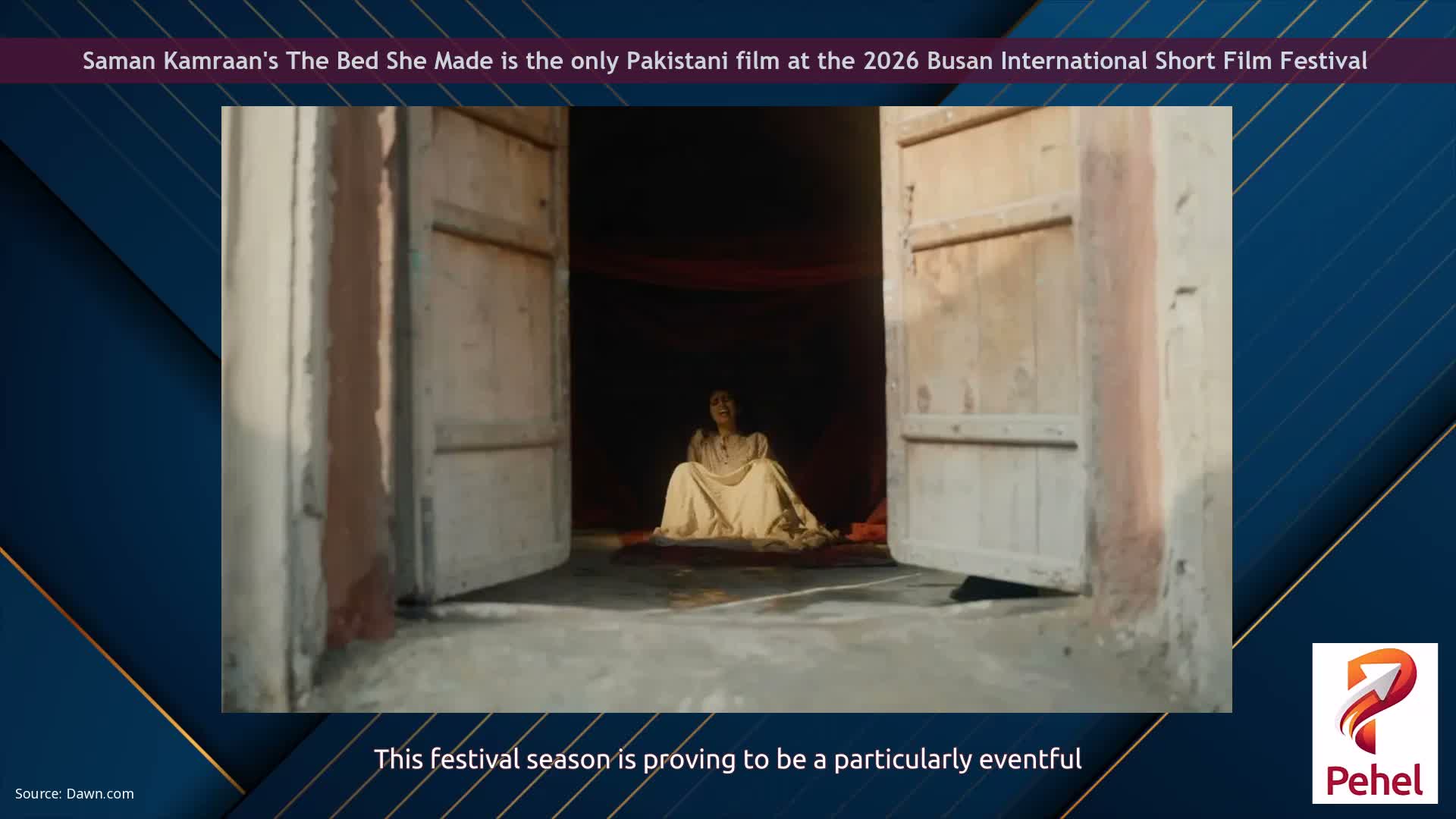 Saman Kamraan's The Bed She Made is the only Pakistani film at the 2026 Busan International Short Film Festival