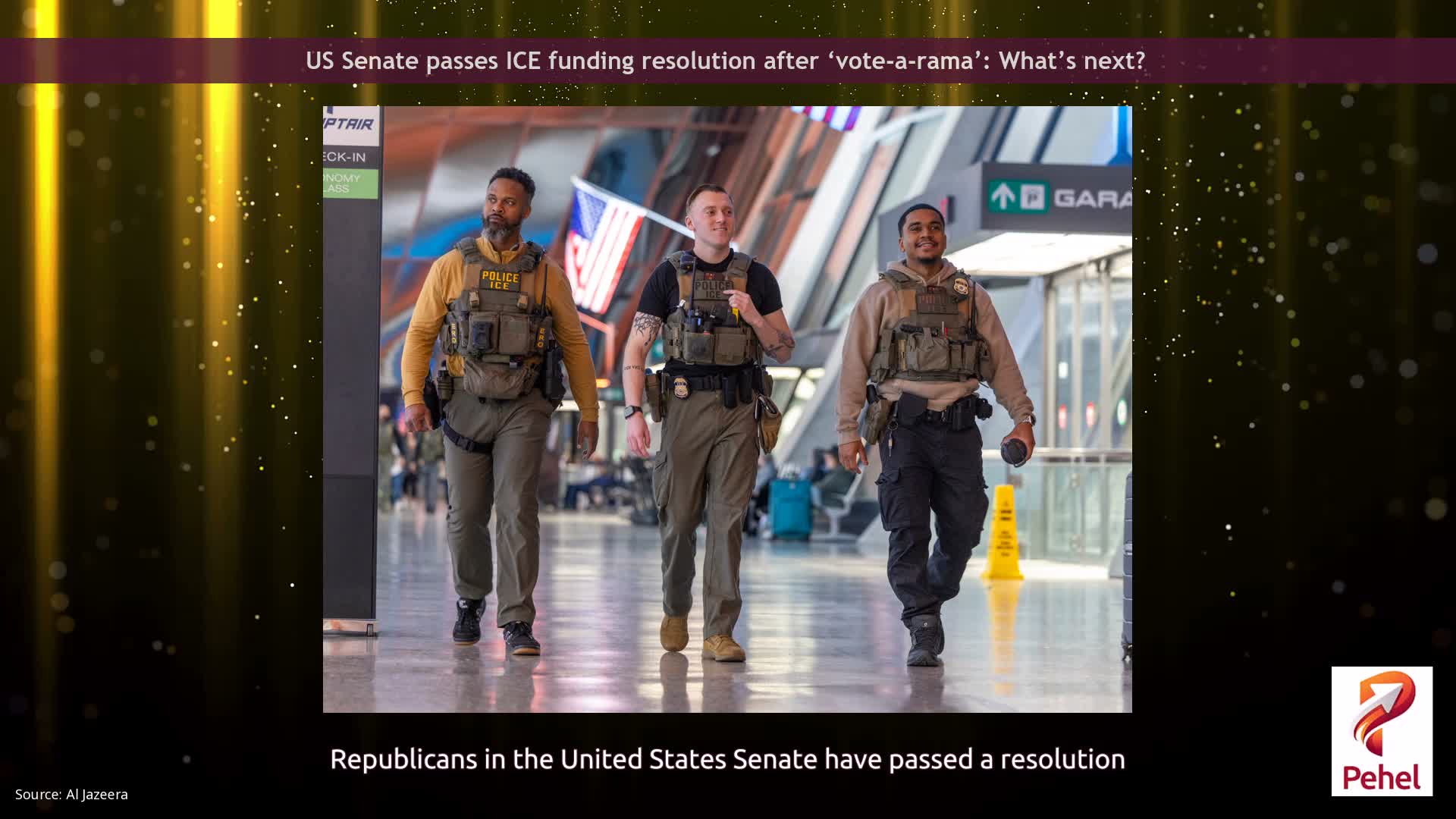 US Senate passes ICE funding resolution after ‘vote-a-rama’: What’s next?