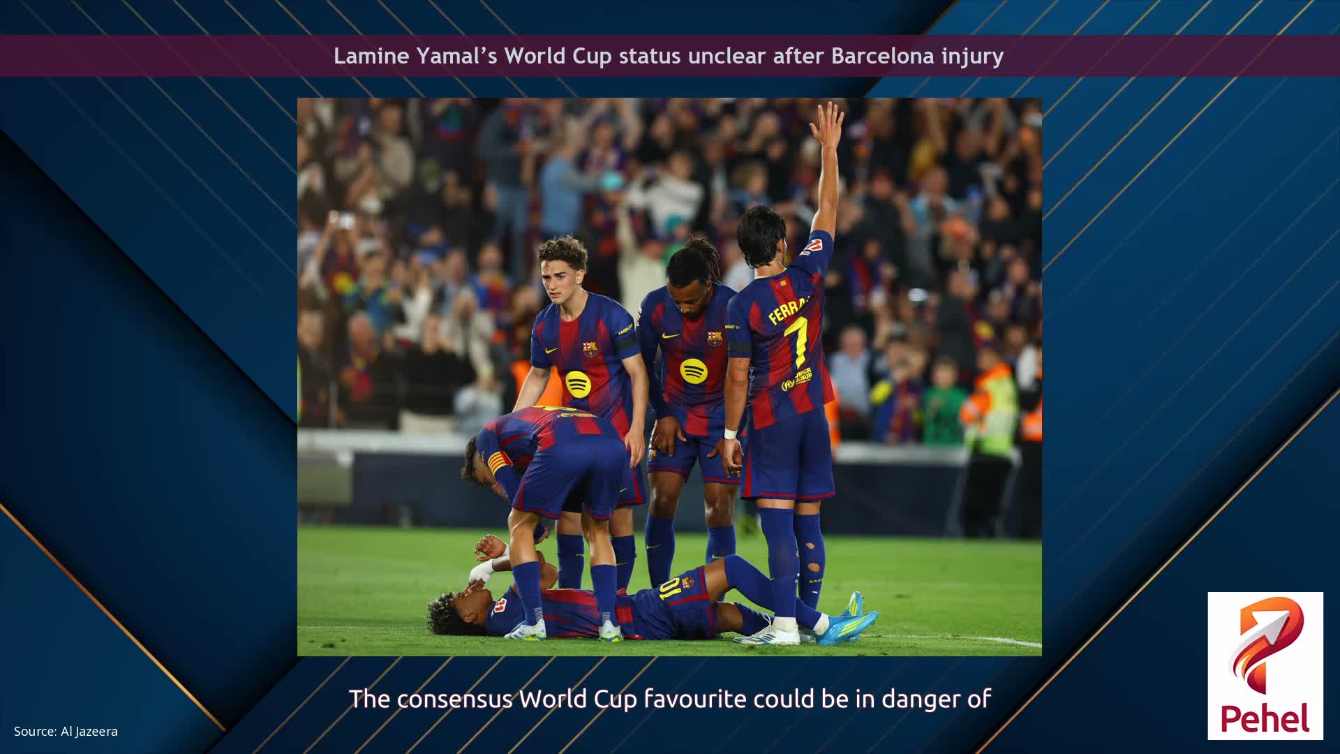 Lamine Yamal’s World Cup status unclear after Barcelona injury