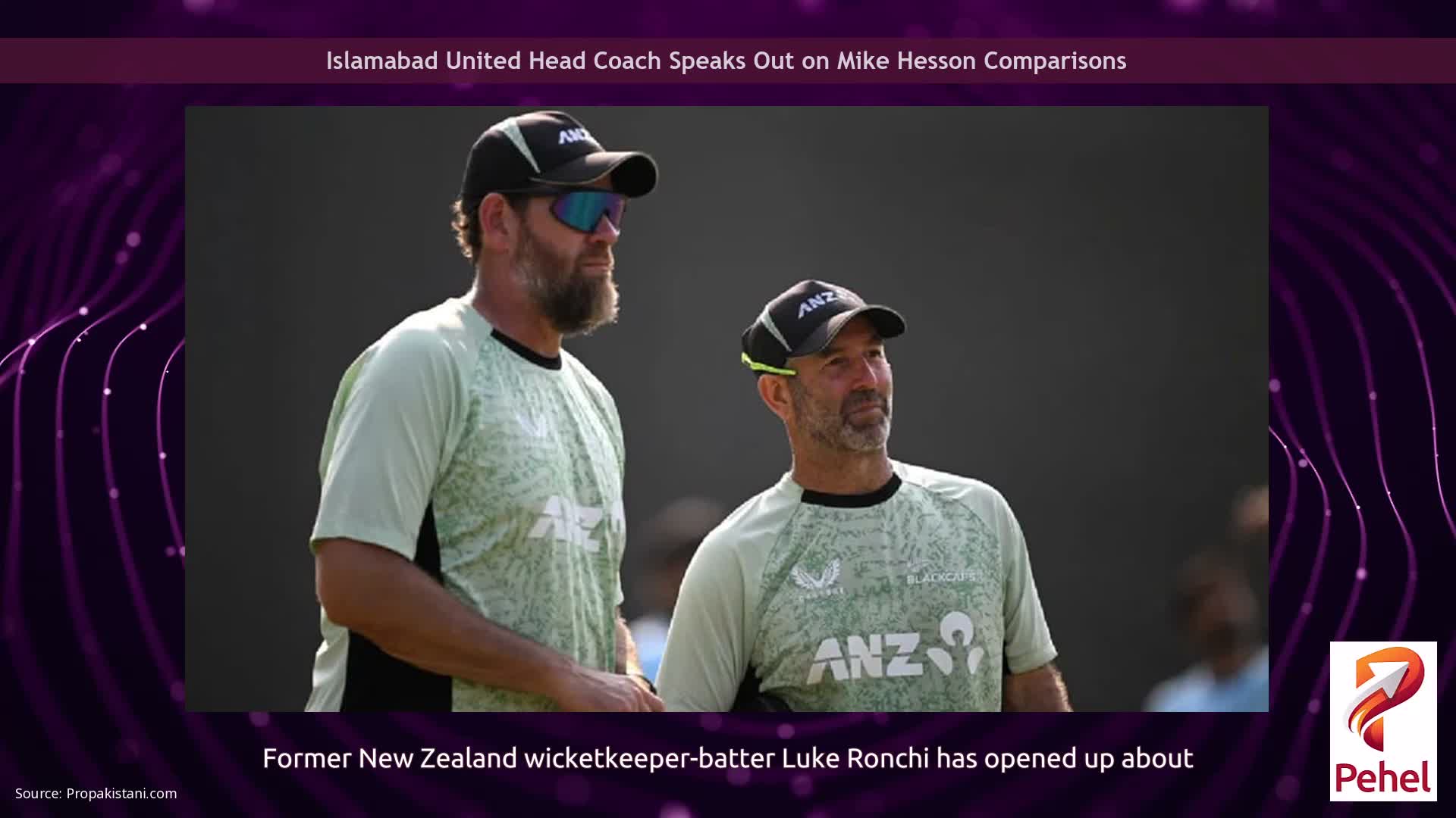 Islamabad United Head Coach Speaks Out on Mike Hesson Comparisons