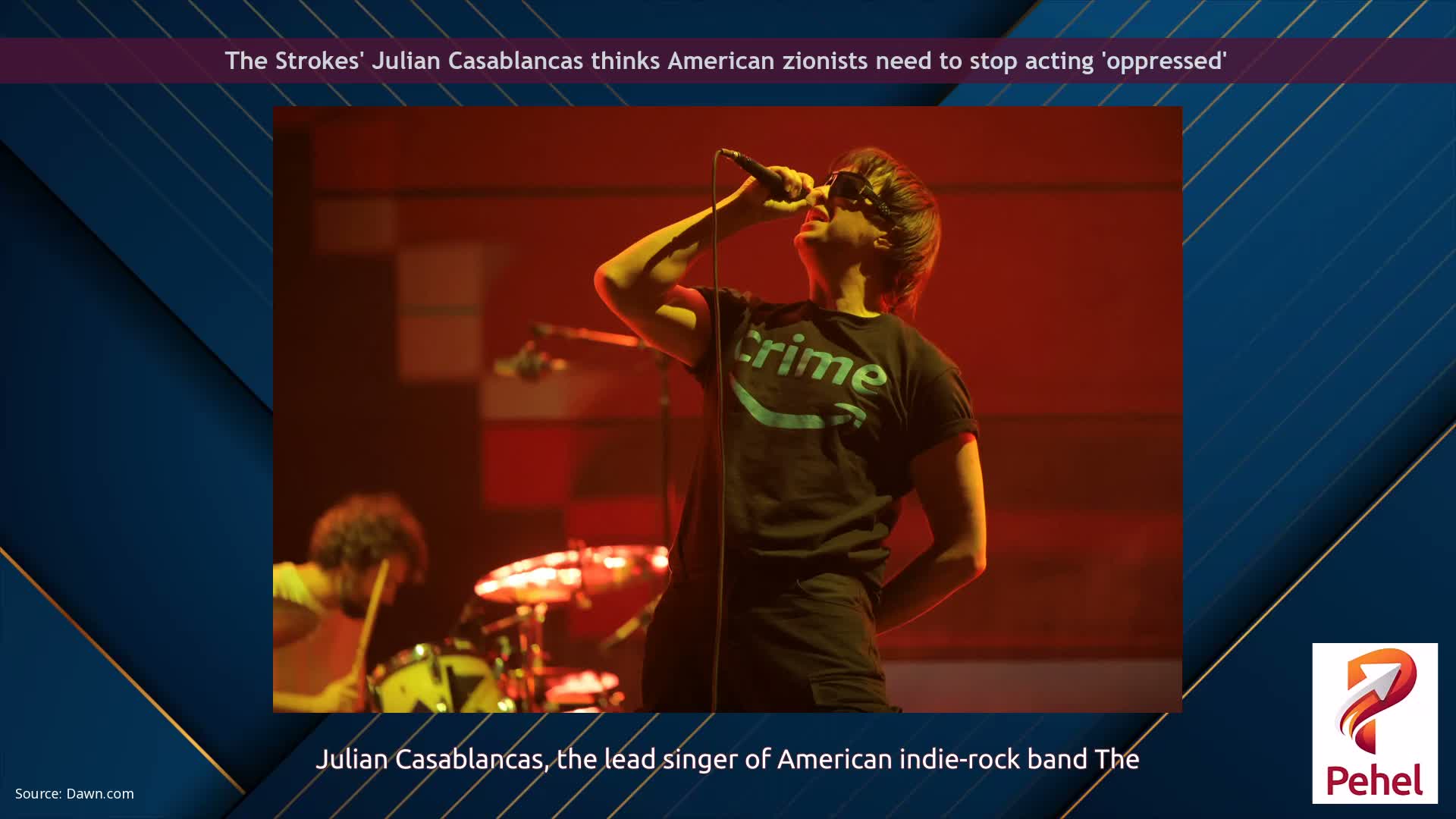 The Strokes' Julian Casablancas thinks American zionists need to stop acting 'oppressed'