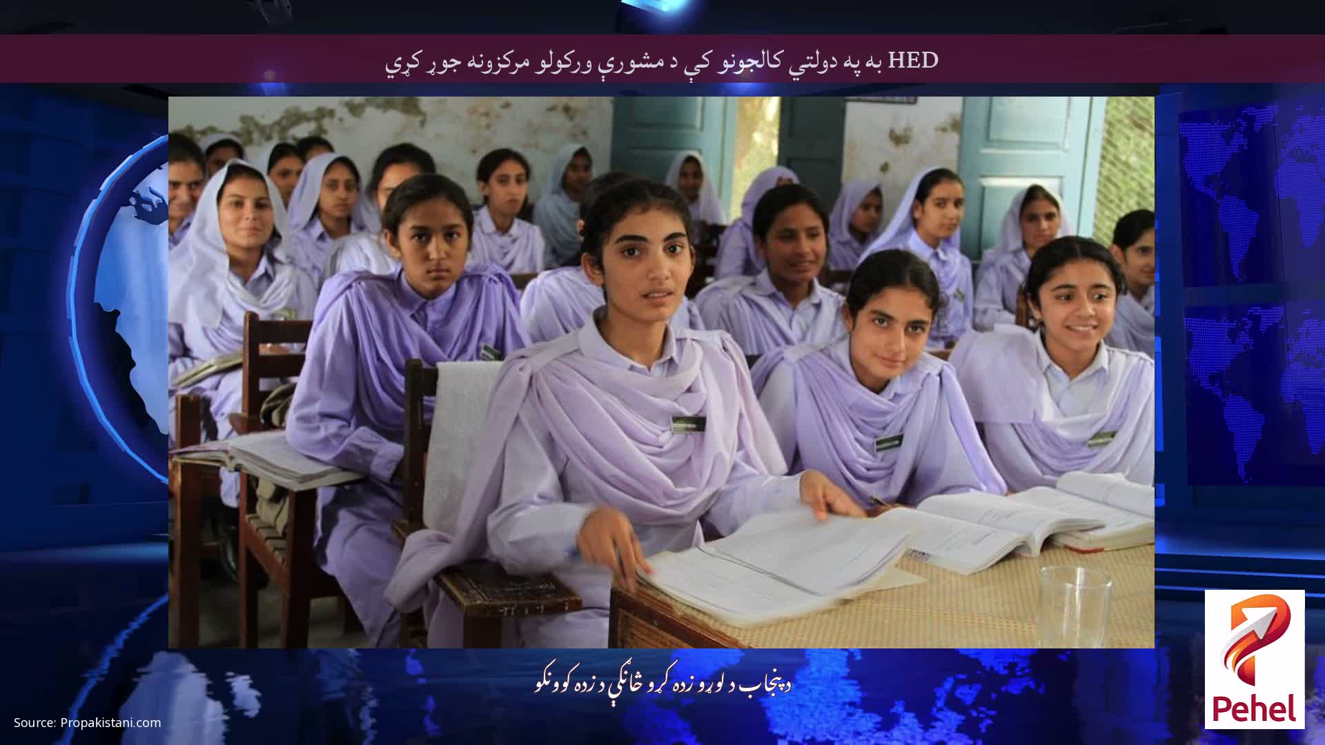HED به په دولتي کالجونو کې د مشورې ورکولو مرکزونه جوړ کړي