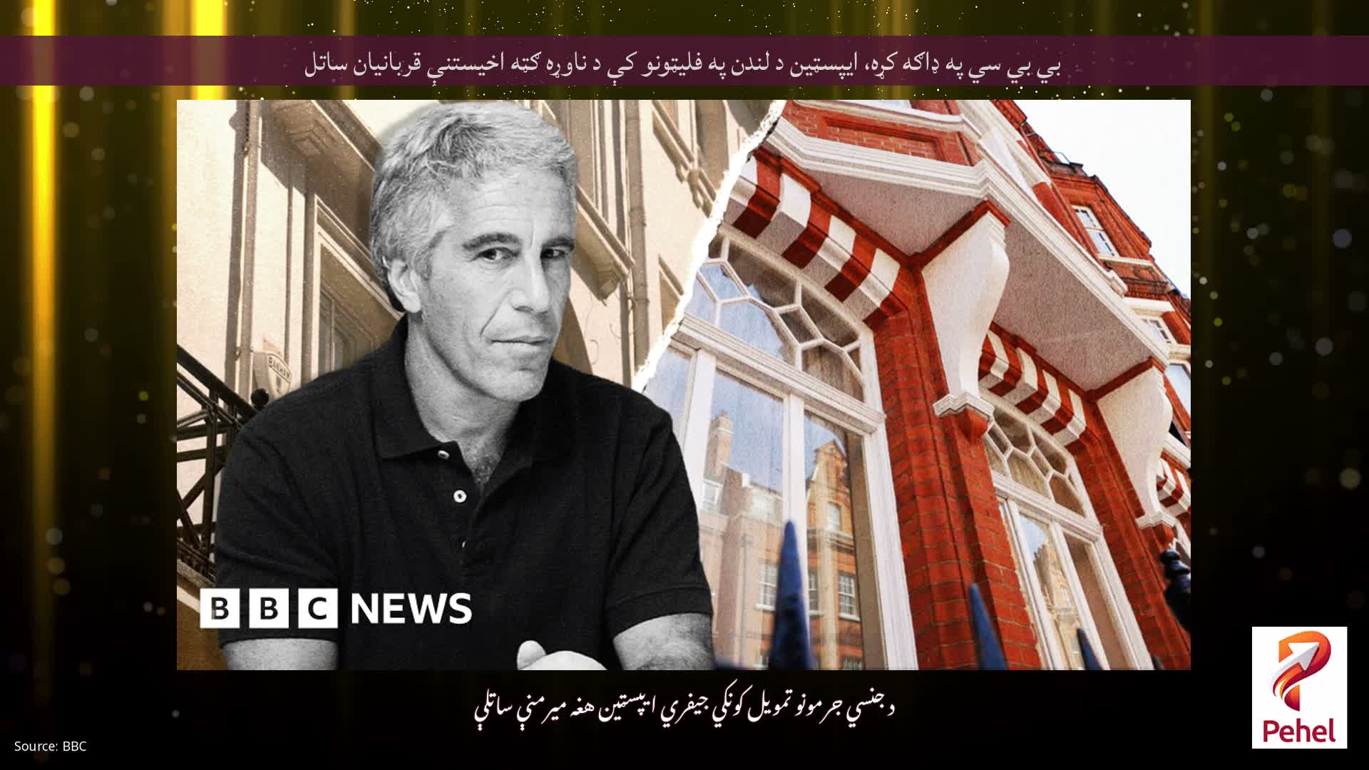 بي بي سي په ډاګه کړه، ایپسټین د لندن په فلیټونو کې د ناوړه ګټه اخیستنې قربانیان ساتل