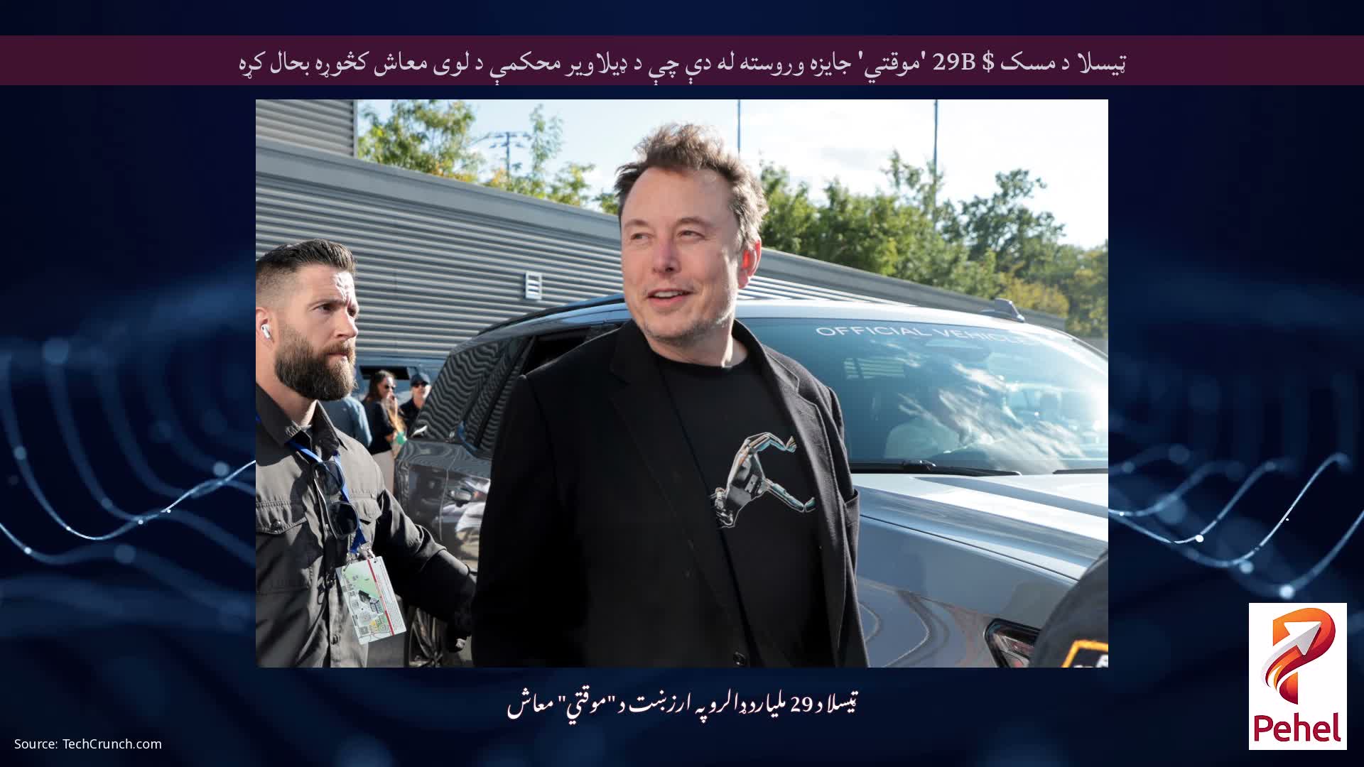 ټیسلا د مسک $ 29B 'موقتي' جایزه وروسته له دې چې د ډیلاویر محکمې د لوی معاش کڅوړه بحال کړه