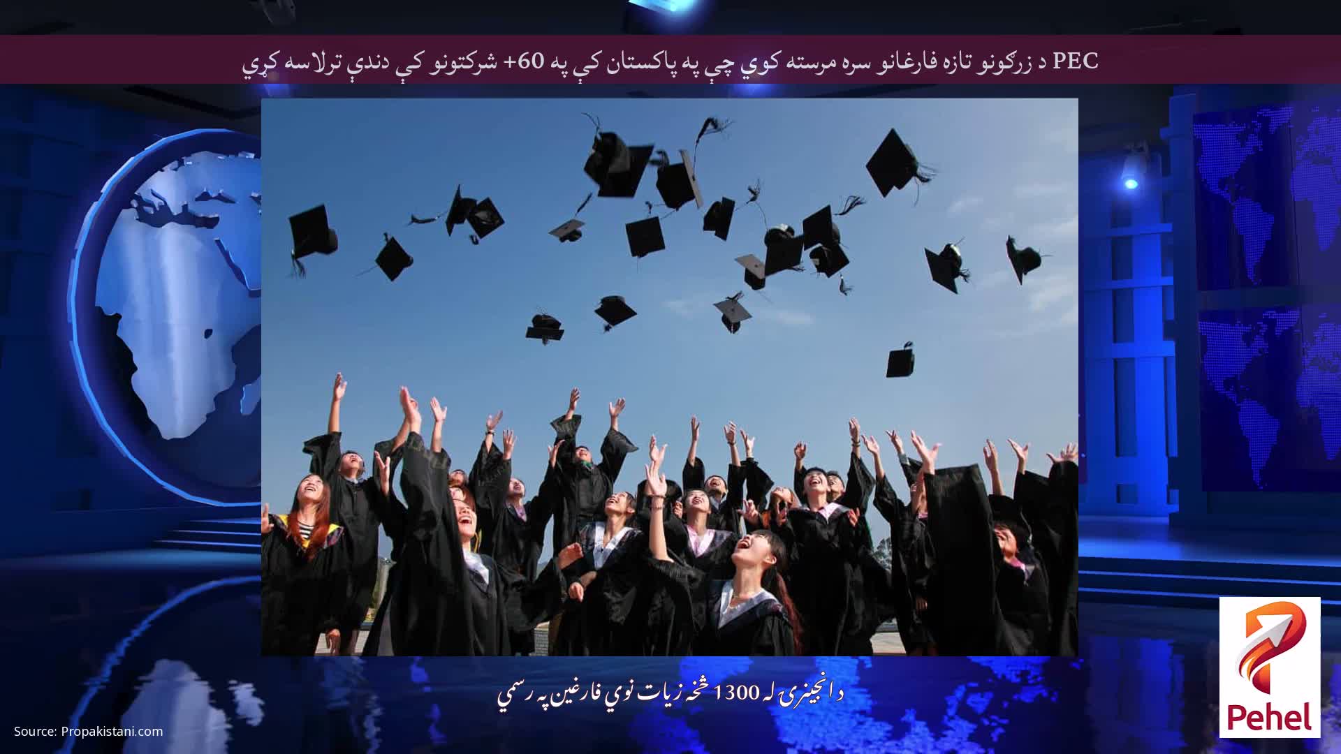 PEC د زرګونو تازه فارغانو سره مرسته کوي چې په پاکستان کې په 60+ شرکتونو کې دندې ترلاسه کړي
