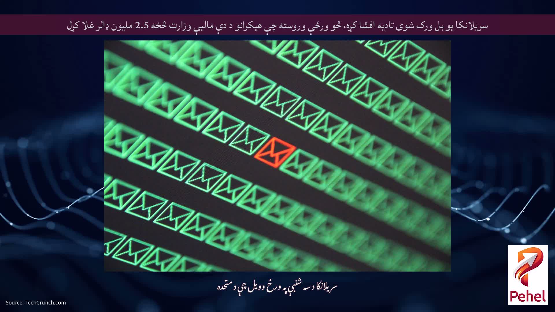 سریلانکا یو بل ورک شوی تادیه افشا کړه، څو ورځې وروسته چې هیکرانو د دې مالیې وزارت څخه 2.5 ملیون ډالر غلا کړل