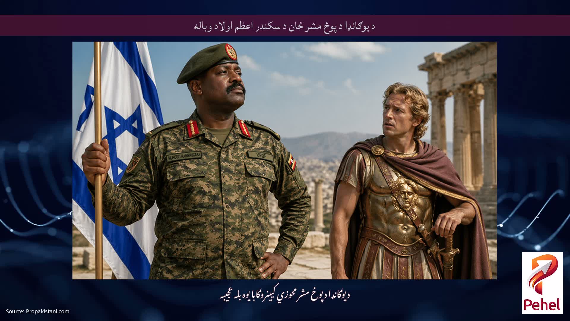 د یوګانډا د پوځ مشر ځان د سکندر اعظم اولاد وباله