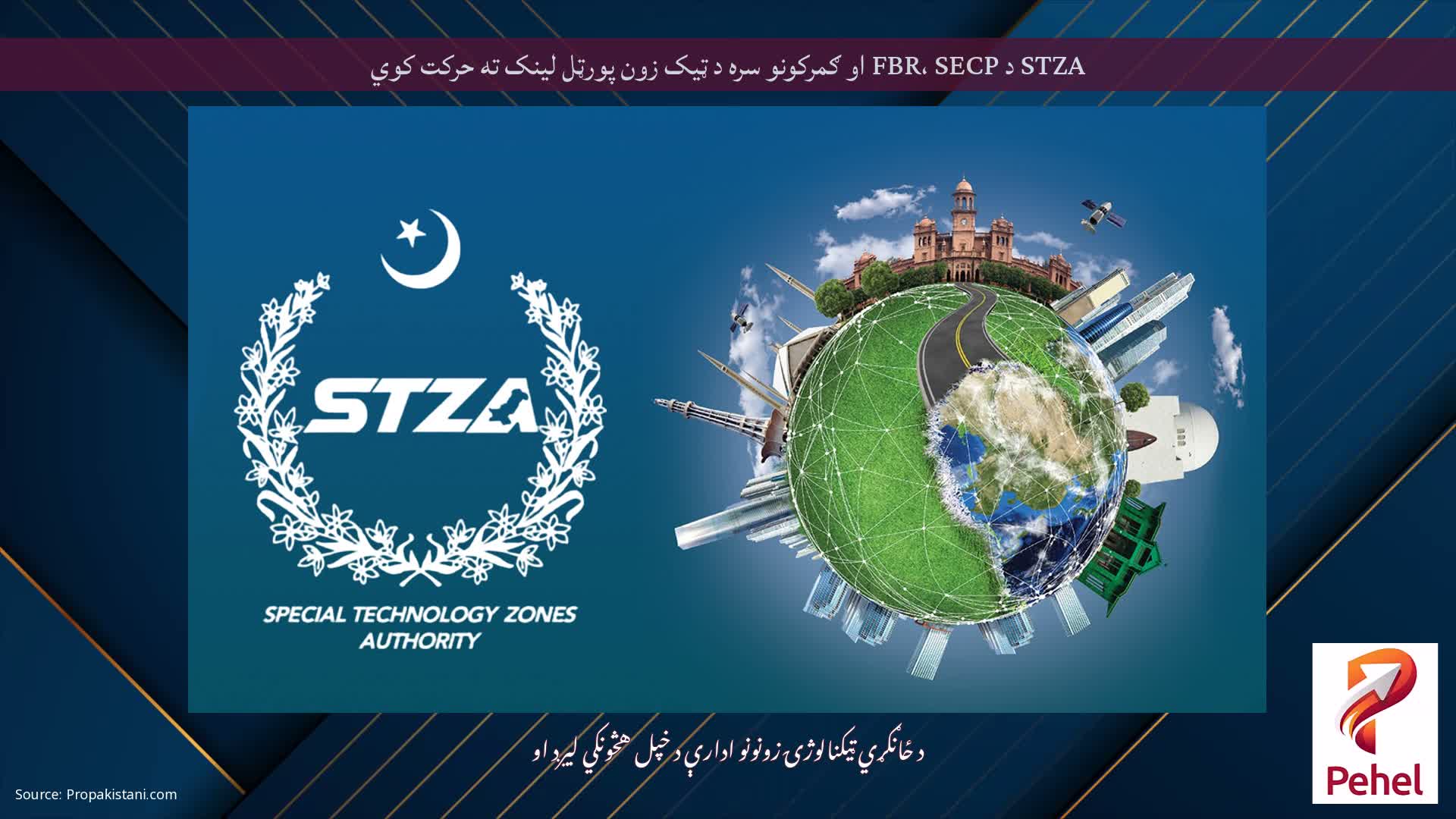 STZA د FBR، SECP او ګمرکونو سره د ټیک زون پورټل لینک ته حرکت کوي