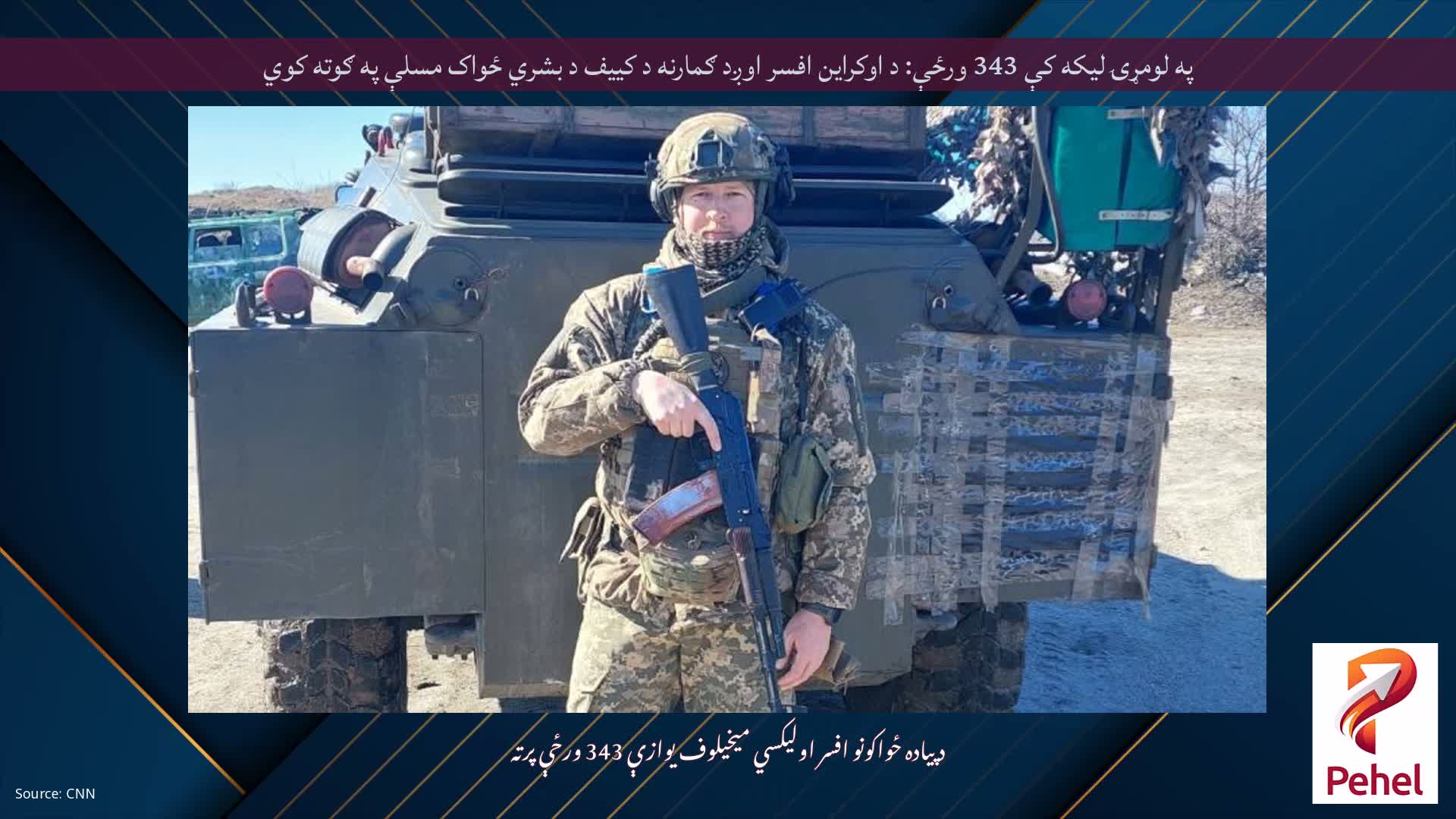 په لومړۍ لیکه کې 343 ورځې: د اوکراین افسر اوږد ګمارنه د کییف د بشري ځواک مسلې په ګوته کوي