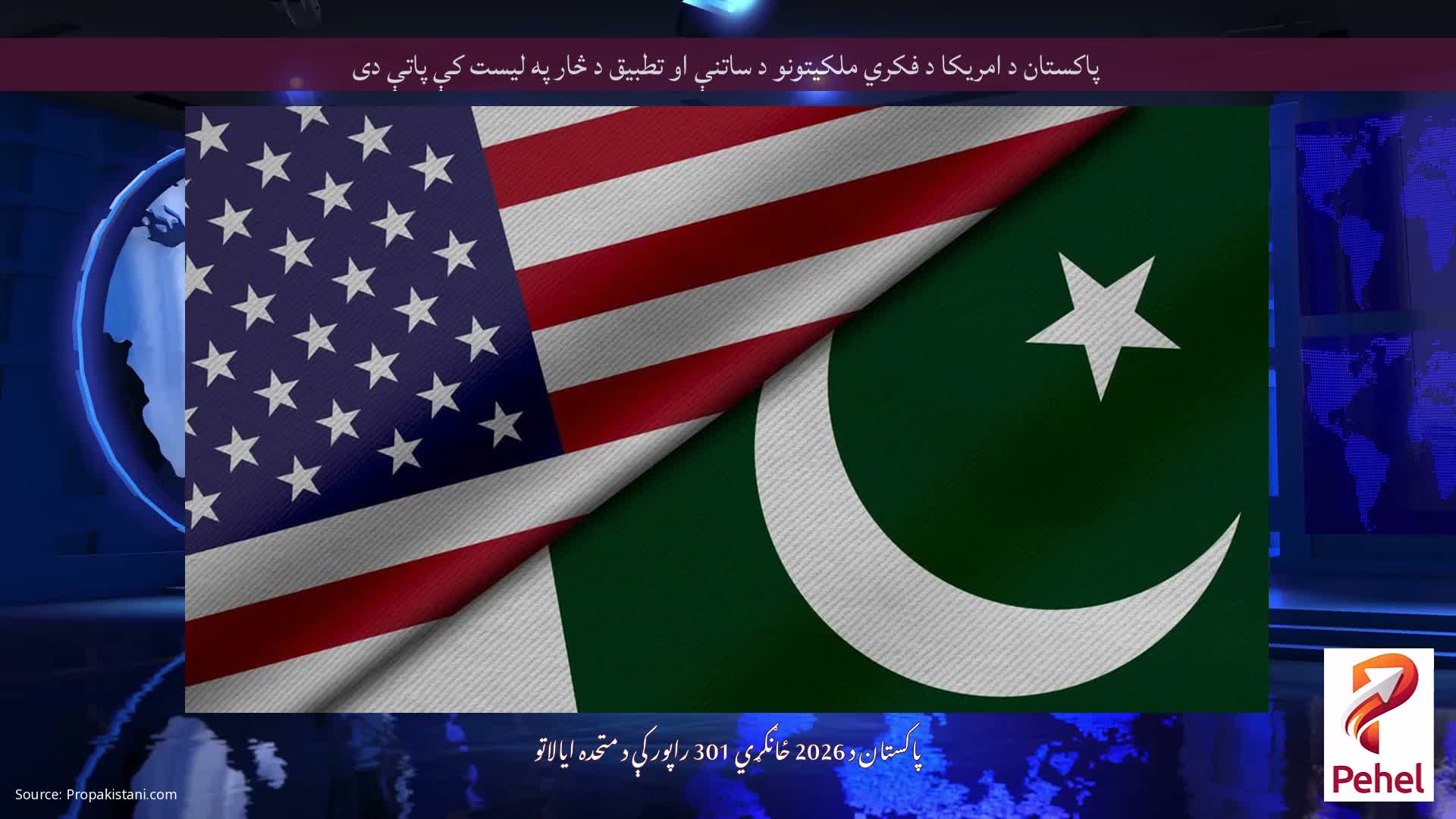 پاکستان د امریکا د فکري ملکیتونو د ساتنې او تطبیق د څار په لیست کې پاتې دی