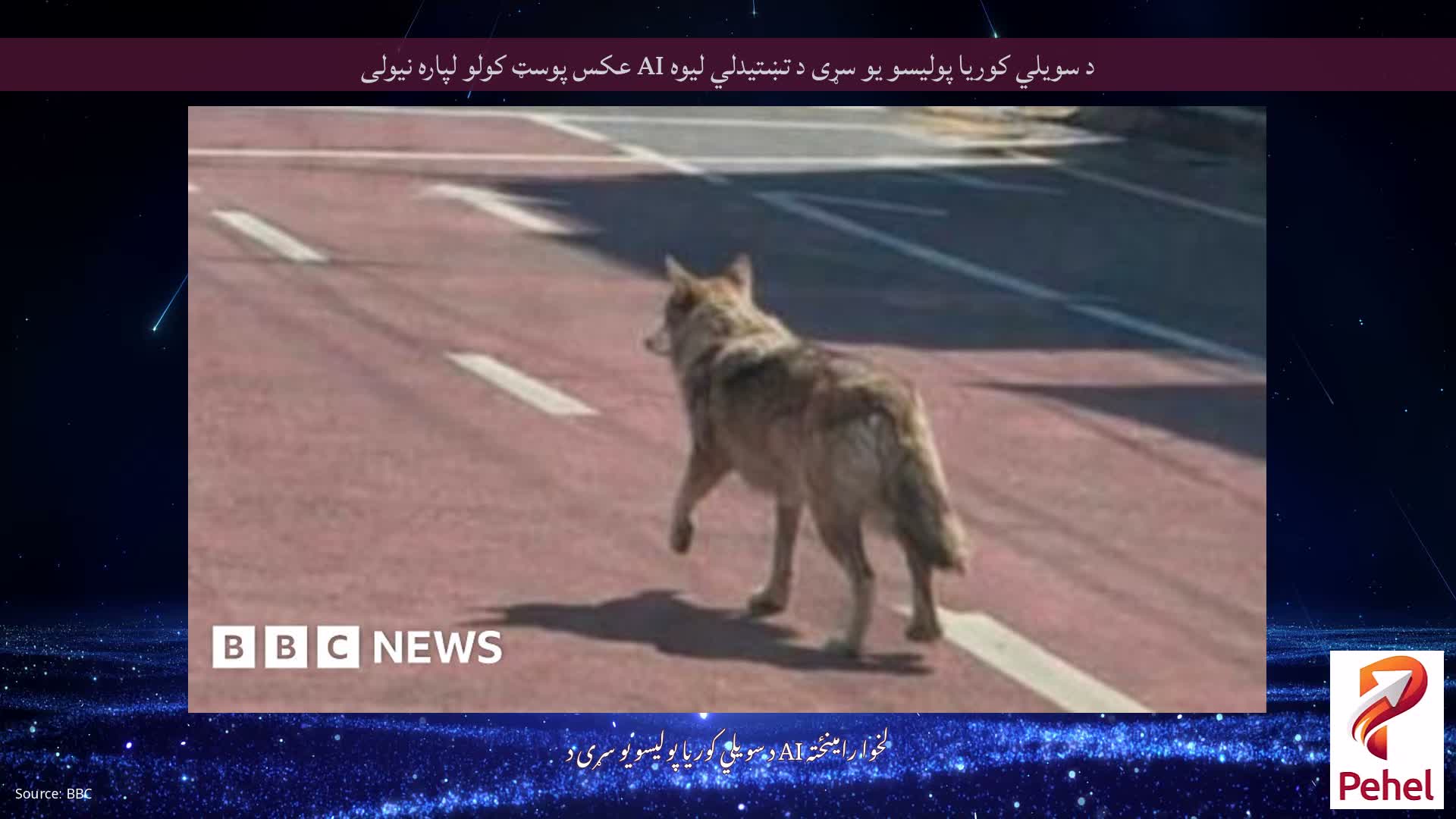 د سویلي کوریا پولیسو یو سړی د تښتیدلي لیوه AI عکس پوسټ کولو لپاره نیولی