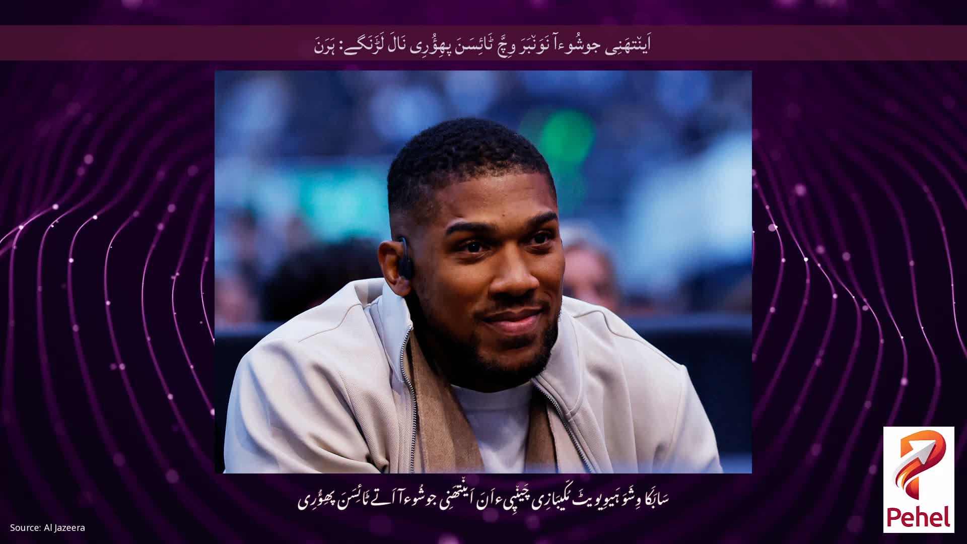 اَین٘تھَنِی جوشُوءآ نَوَن٘بَرَ وِچَّ ٹَائِسَنَ پھِؤُرِی نَالَ لَڑَنَگے: ہَرَنَ