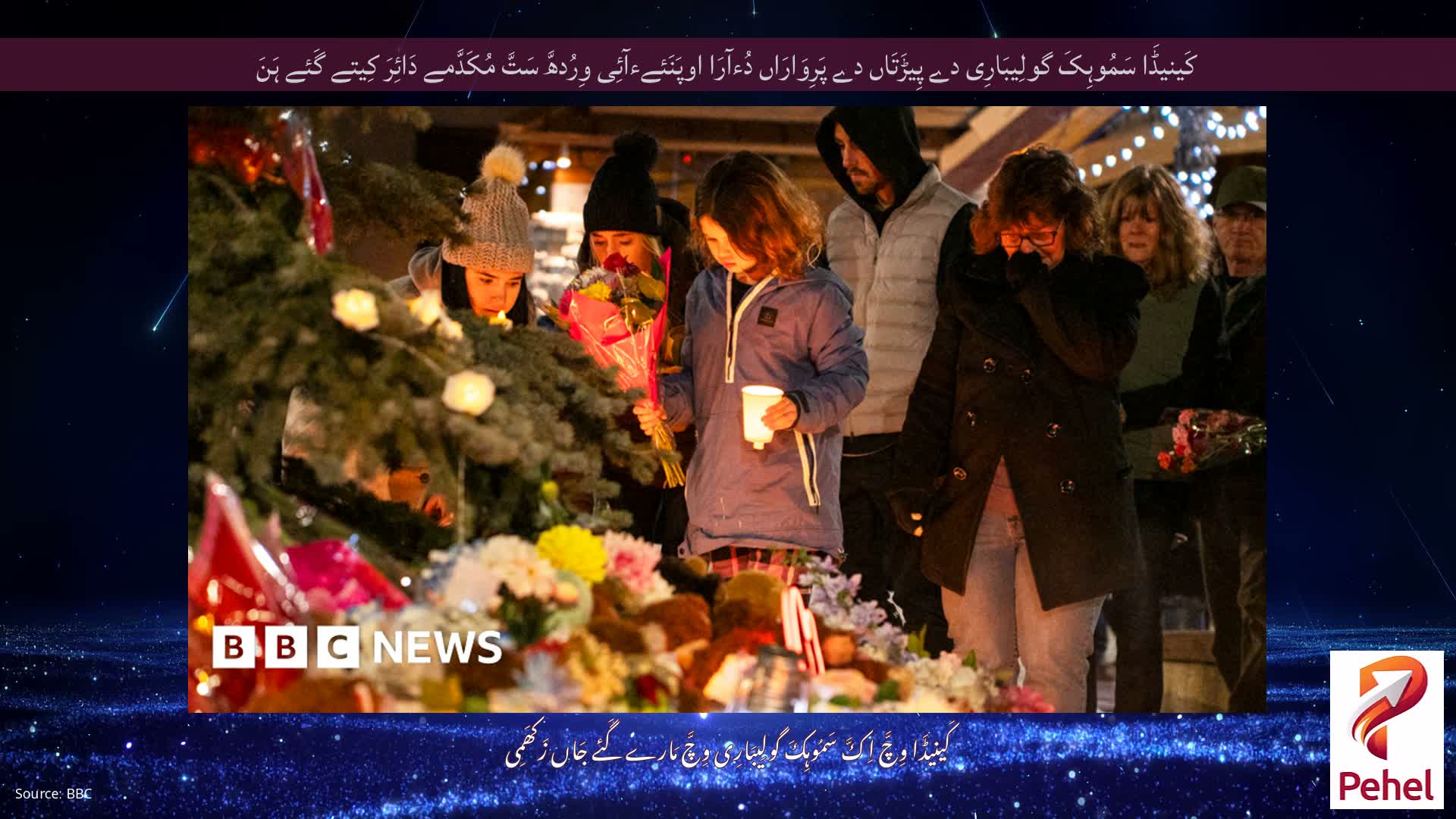 کَینیڈَا سَمُوہِکَ گولِیبَارِی دے پِیڑَتَاں دے پَرِوَارَاں دُءآرَا اوپَنَئےءآئِی وِرُدھَّ سَتَّ مُکَدَّمے دَائِرَ کِیتے گَئے ہَنَ