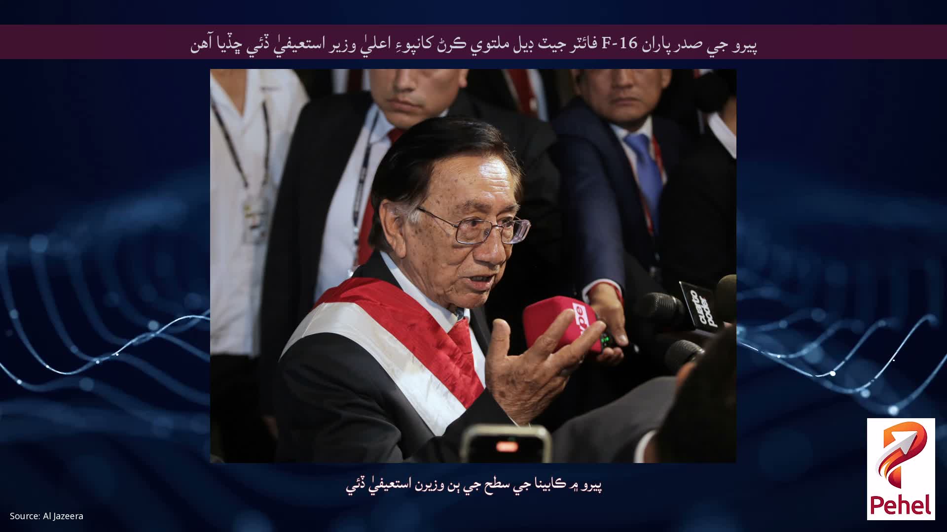 پيرو جي صدر پاران F-16 فائٽر جيٽ ڊيل ملتوي ڪرڻ کانپوءِ اعليٰ وزير استعيفيٰ ڏئي ڇڏيا آهن