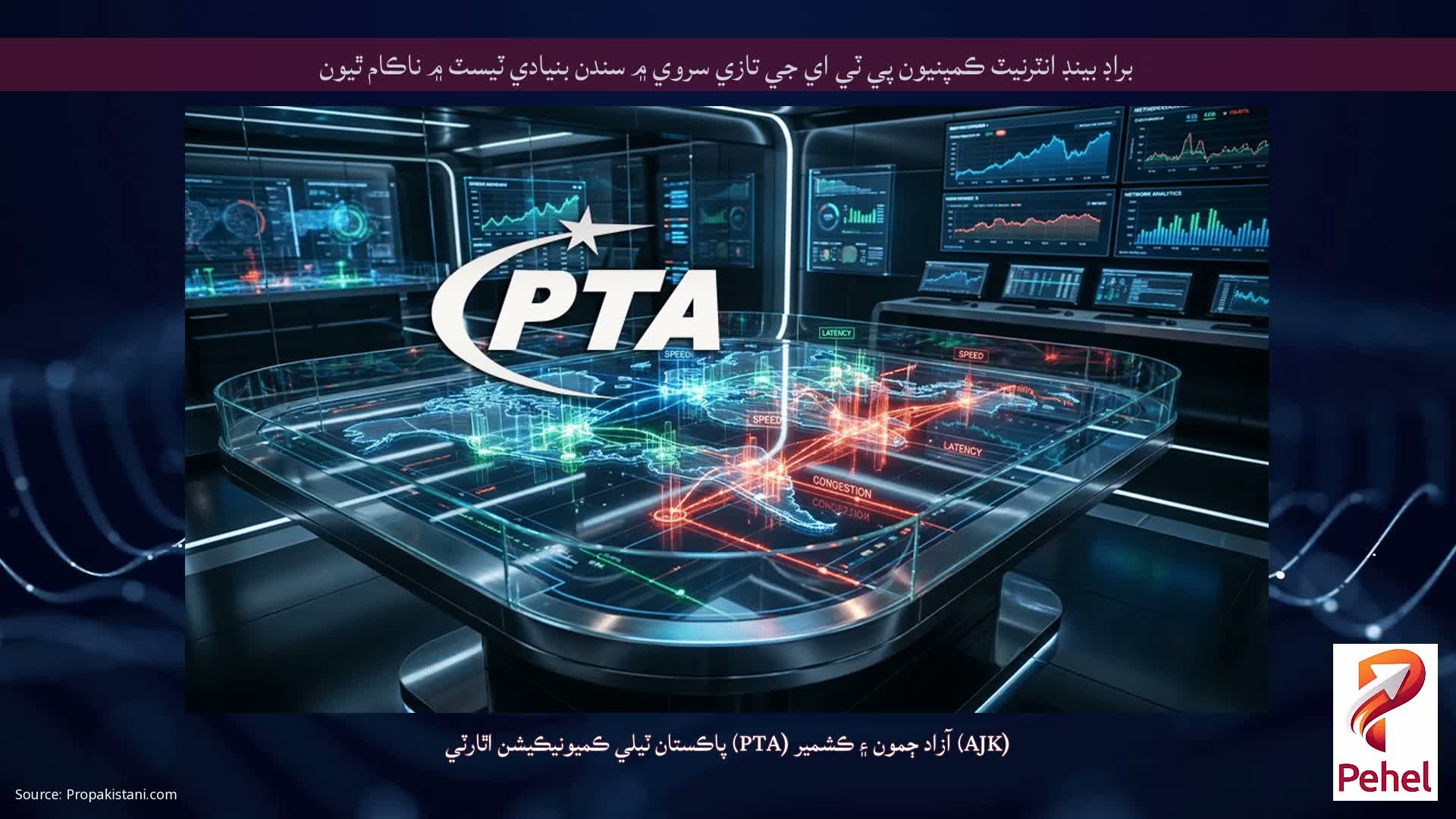 براڊ بينڊ انٽرنيٽ ڪمپنيون پي ٽي اي جي تازي سروي ۾ سندن بنيادي ٽيسٽ ۾ ناڪام ٿيون
