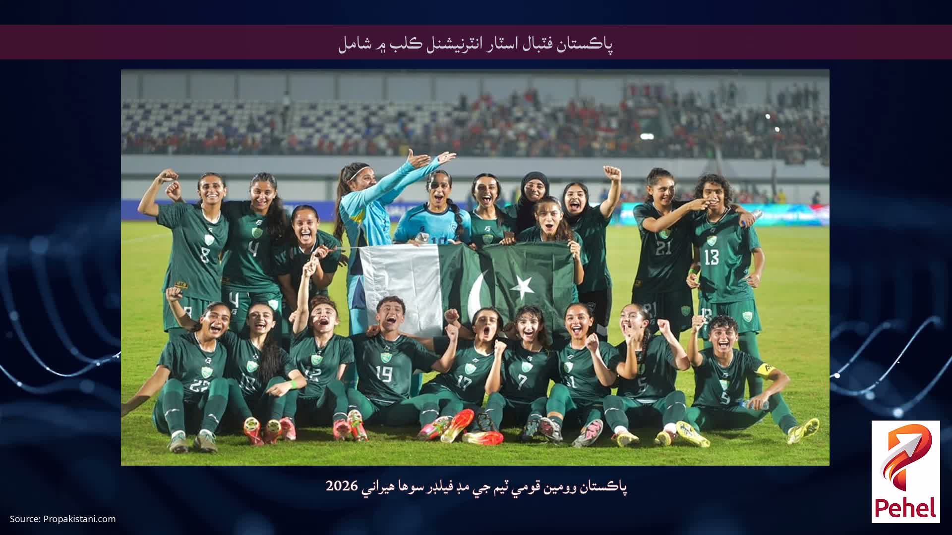 پاڪستان فٽبال اسٽار انٽرنيشنل ڪلب ۾ شامل