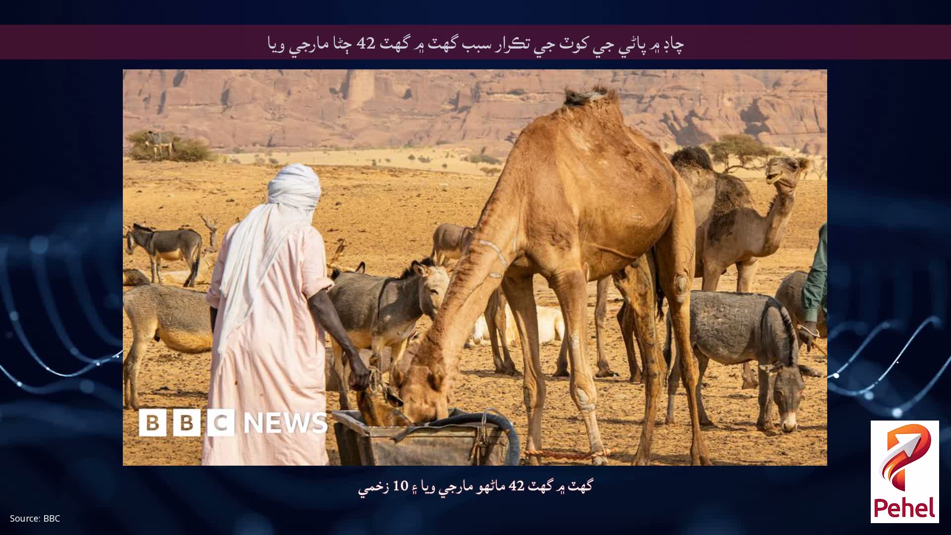 چاڊ ۾ پاڻي جي کوٽ جي تڪرار سبب گهٽ ۾ گهٽ 42 ڄڻا مارجي ويا