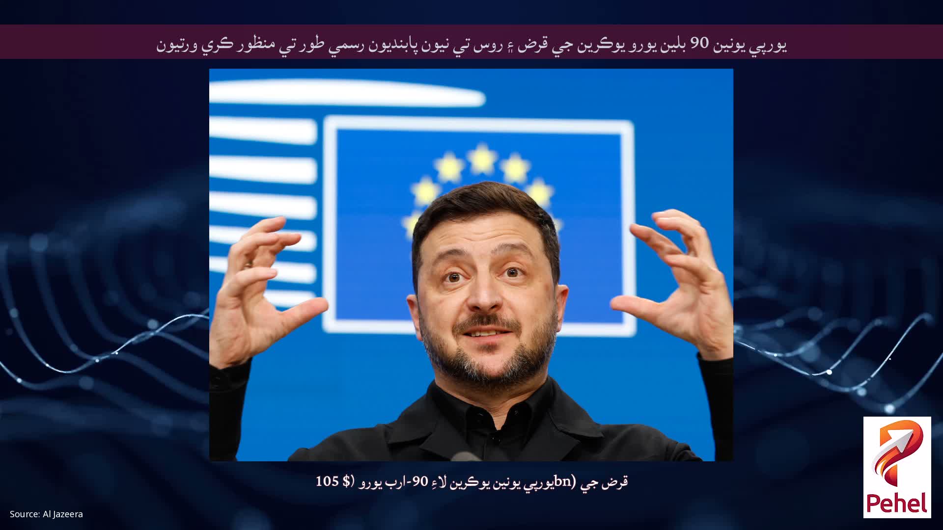 يورپي يونين 90 بلين يورو يوڪرين جي قرض ۽ روس تي نيون پابنديون رسمي طور تي منظور ڪري ورتيون