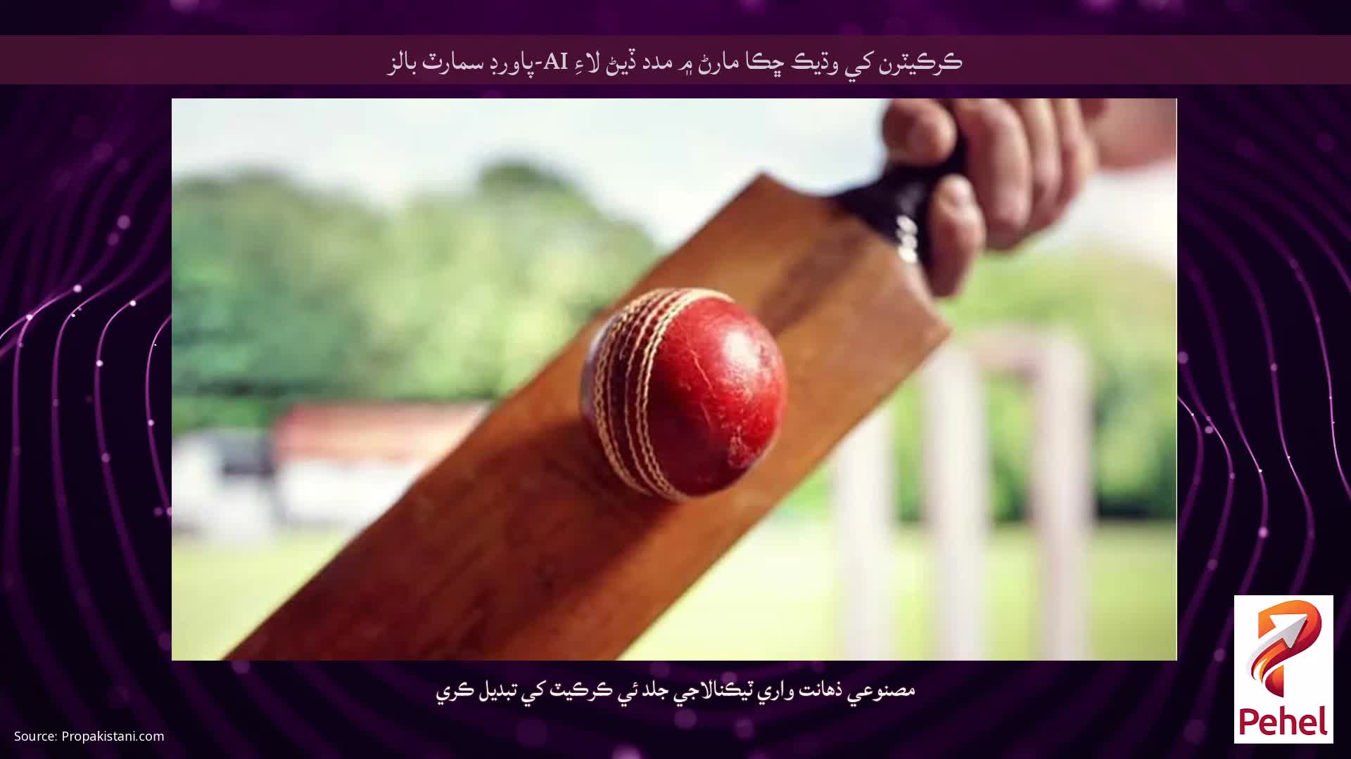 ڪرڪيٽرن کي وڌيڪ ڇڪا مارڻ ۾ مدد ڏيڻ لاءِ AI-پاورڊ سمارٽ بالز