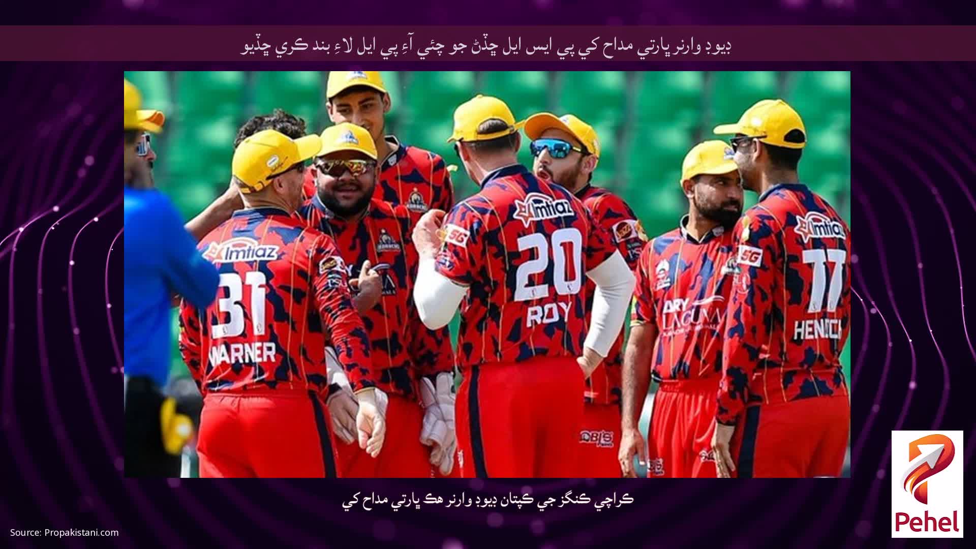 ڊيوڊ وارنر ڀارتي مداح کي پي ايس ايل ڇڏڻ جو چئي آءِ پي ايل لاءِ بند ڪري ڇڏيو