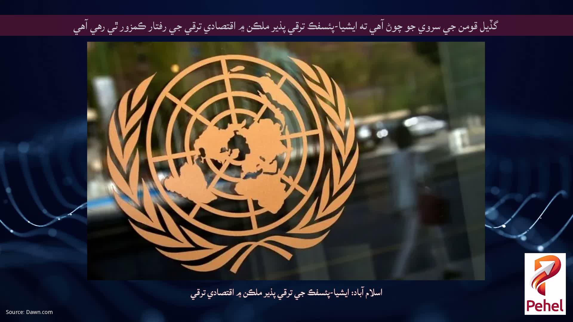 گڏيل قومن جي سروي جو چوڻ آهي ته ايشيا-پئسفڪ ترقي پذير ملڪن ۾ اقتصادي ترقي جي رفتار ڪمزور ٿي رهي آهي