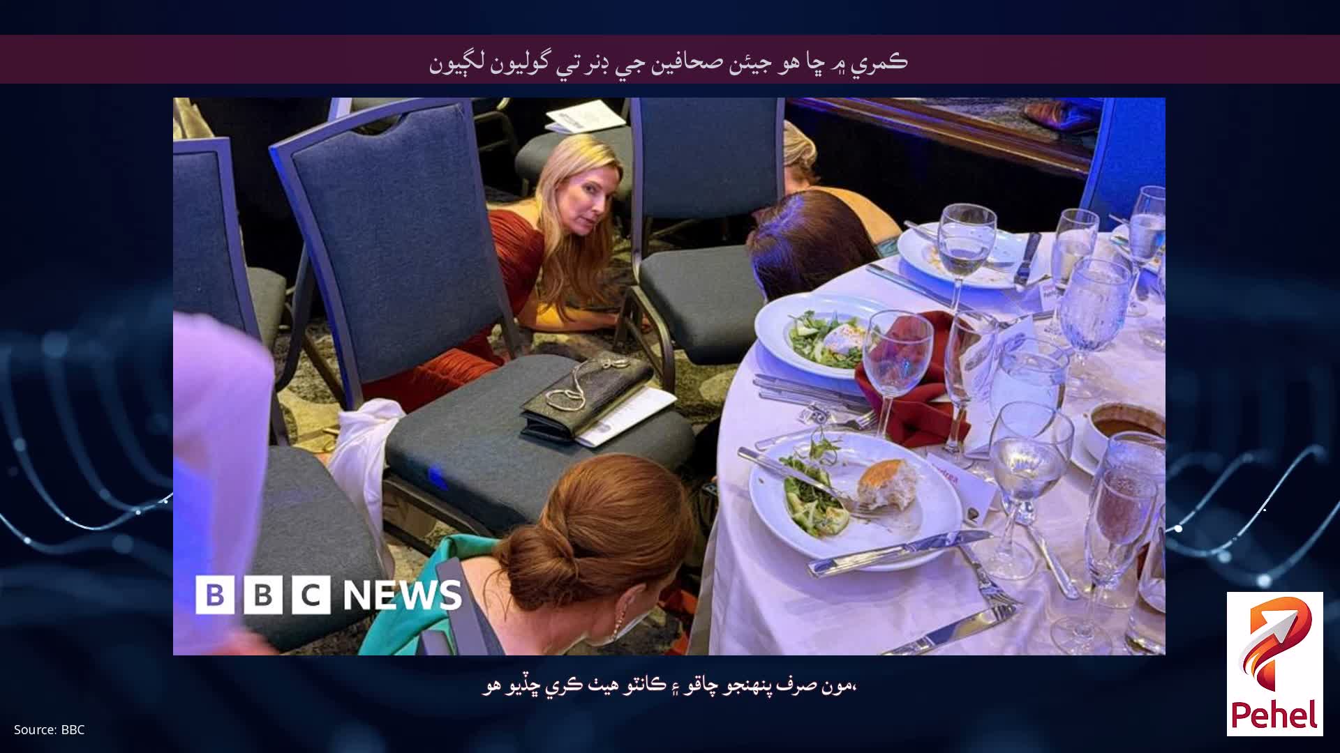 ڪمري ۾ ڇا هو جيئن صحافين جي ڊنر تي گوليون لڳيون