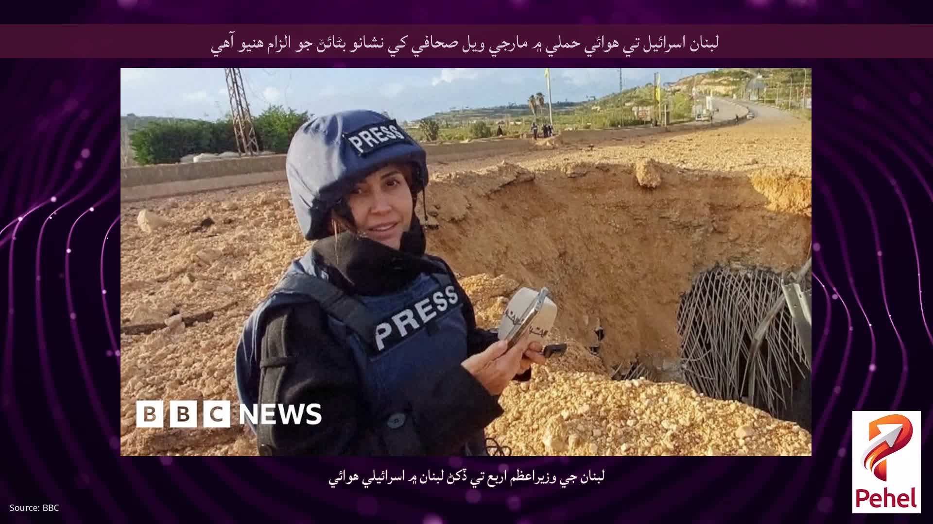 لبنان اسرائيل تي هوائي حملي ۾ مارجي ويل صحافي کي نشانو بڻائڻ جو الزام هنيو آهي