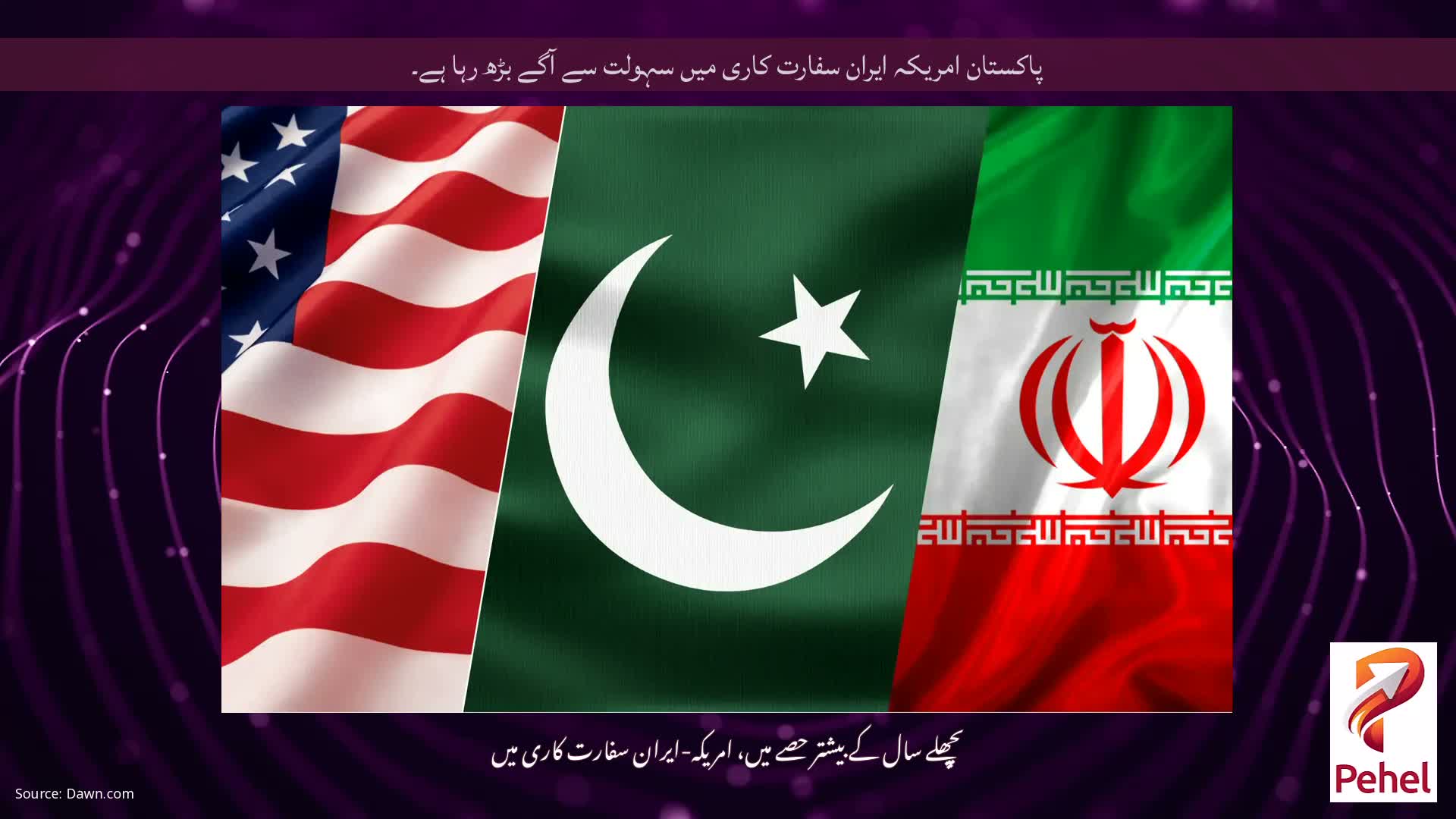 پاکستان امریکہ ایران سفارت کاری میں سہولت سے آگے بڑھ رہا ہے۔