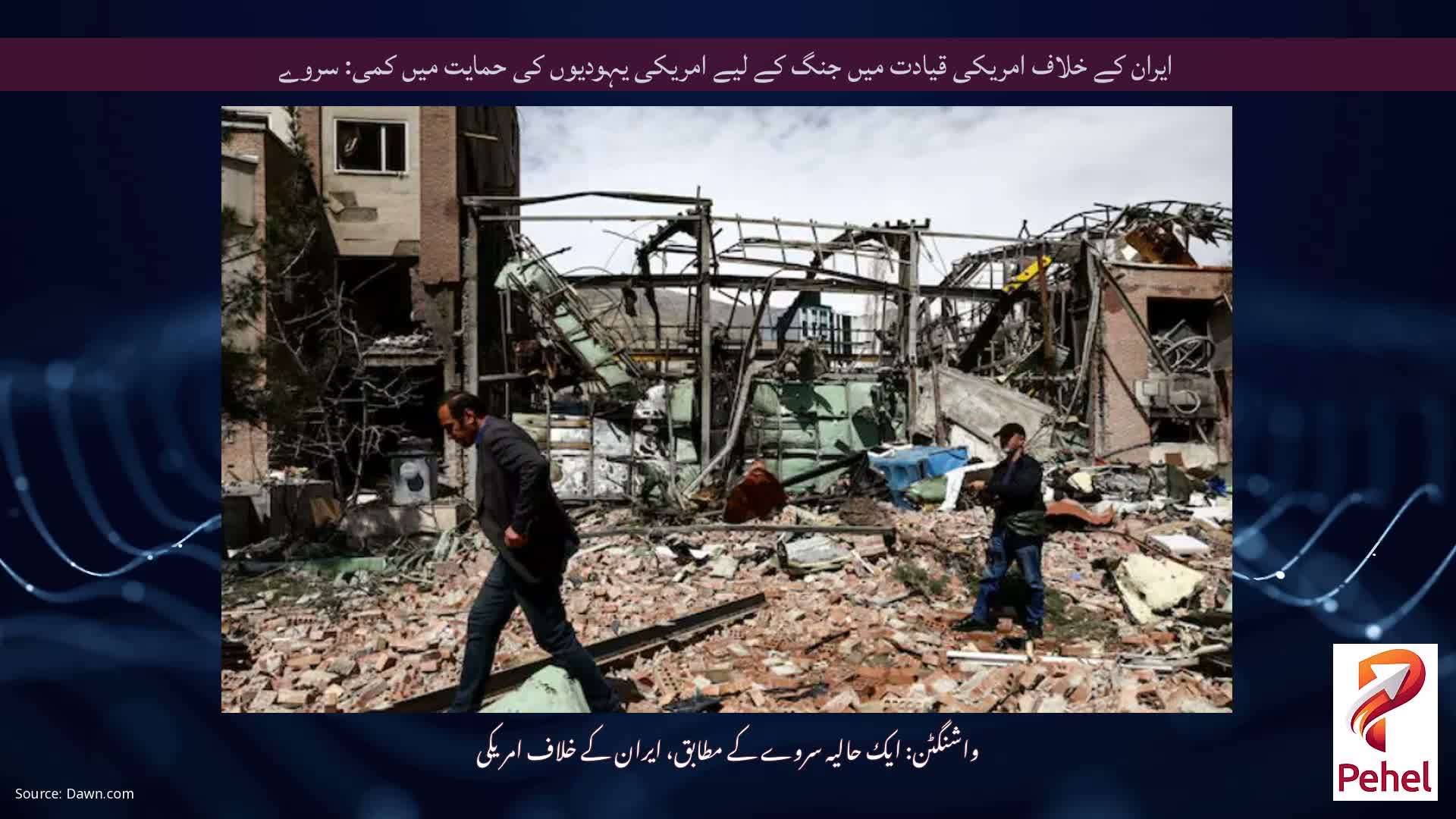ایران کے خلاف امریکی قیادت میں جنگ کے لیے امریکی یہودیوں کی حمایت میں کمی: سروے