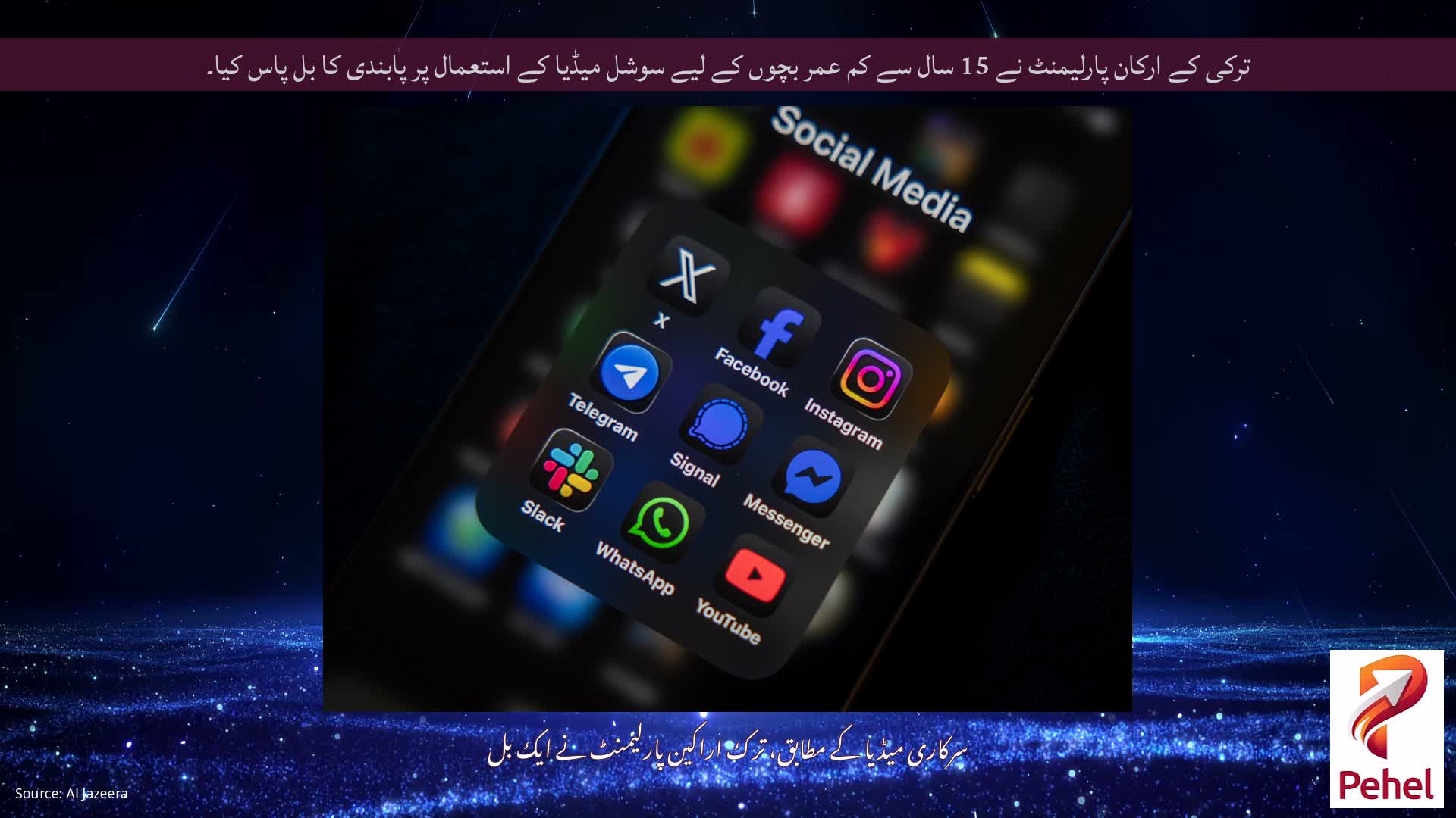 ترکی کے ارکان پارلیمنٹ نے 15 سال سے کم عمر بچوں کے لیے سوشل میڈیا کے استعمال پر پابندی کا بل پاس کیا۔