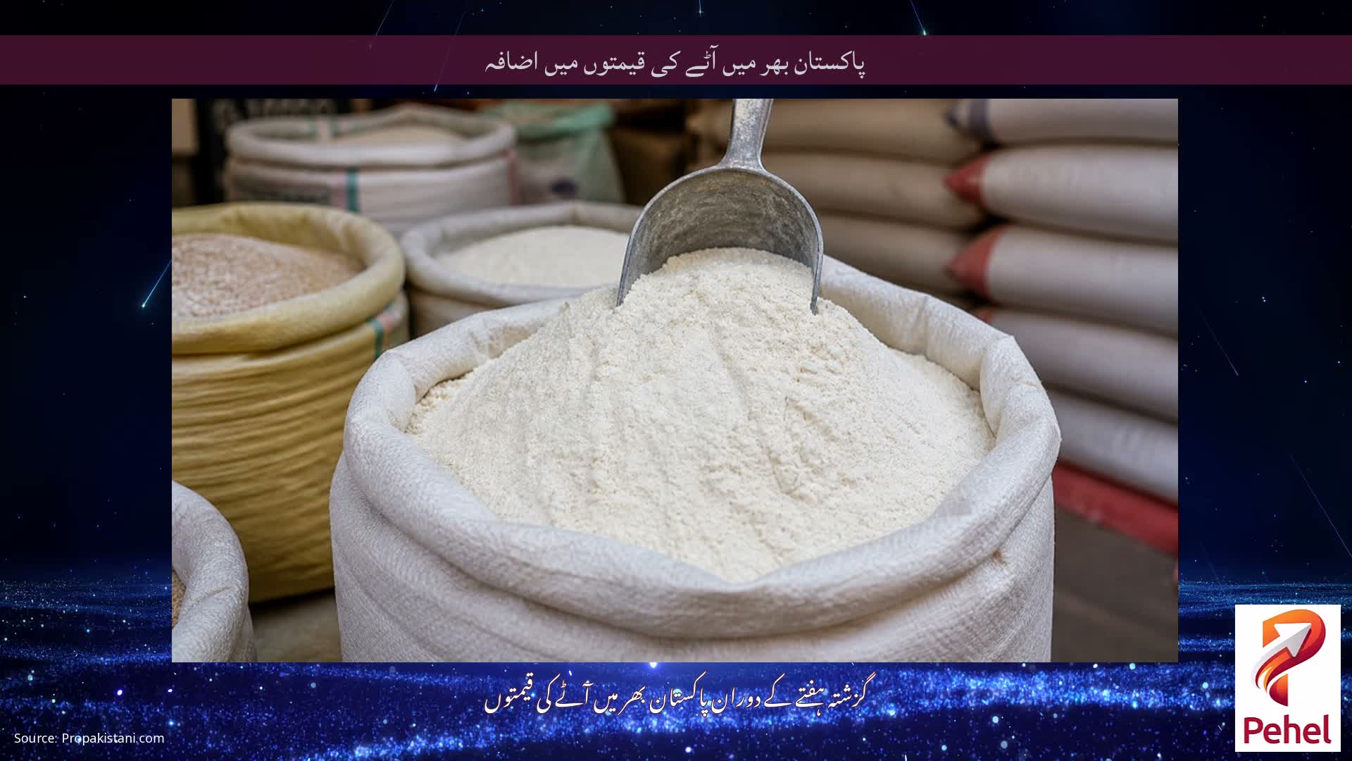 پاکستان بھر میں آٹے کی قیمتوں میں اضافہ