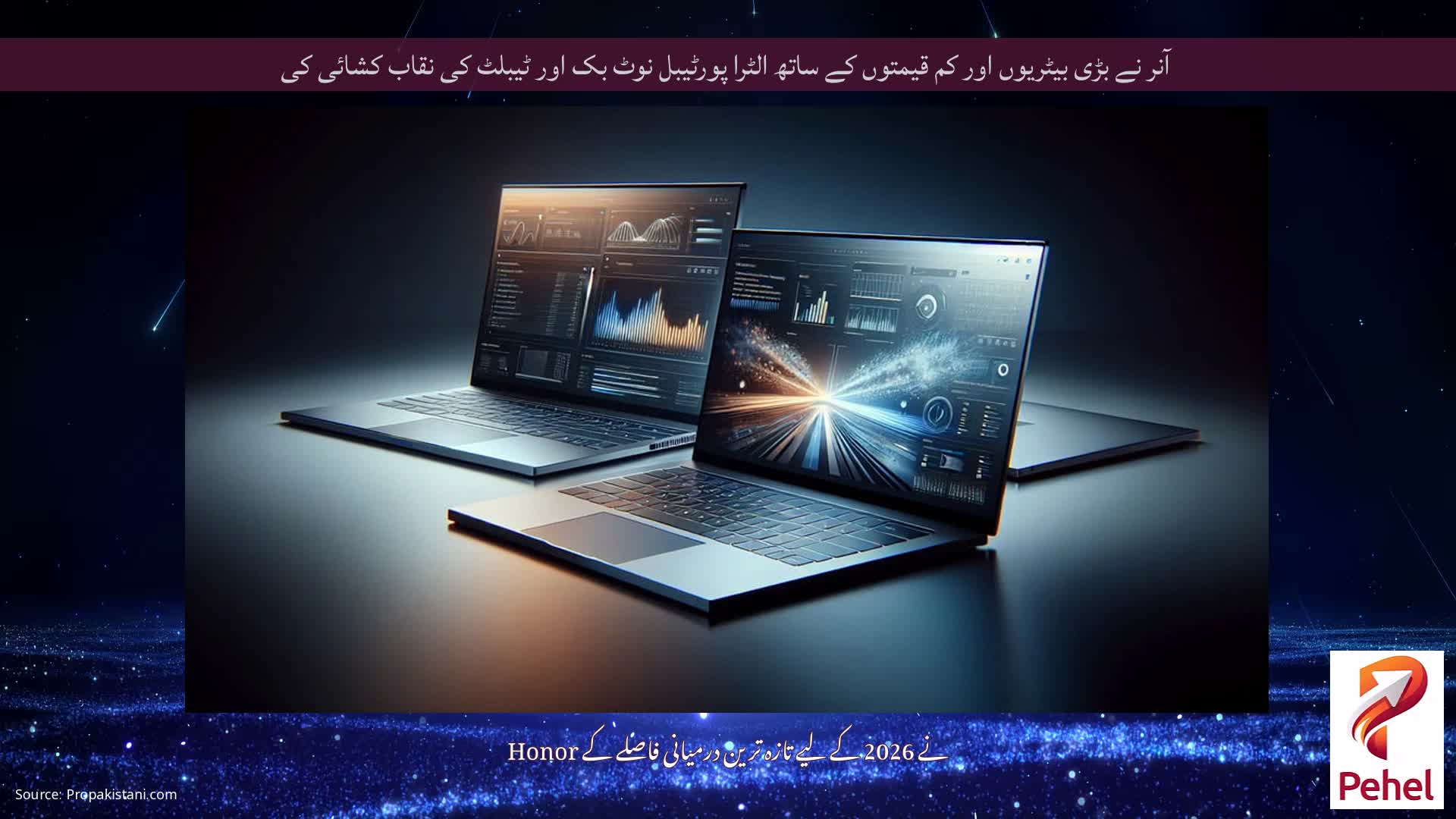 آنر نے بڑی بیٹریوں اور کم قیمتوں کے ساتھ الٹرا پورٹیبل نوٹ بک اور ٹیبلٹ کی نقاب کشائی کی