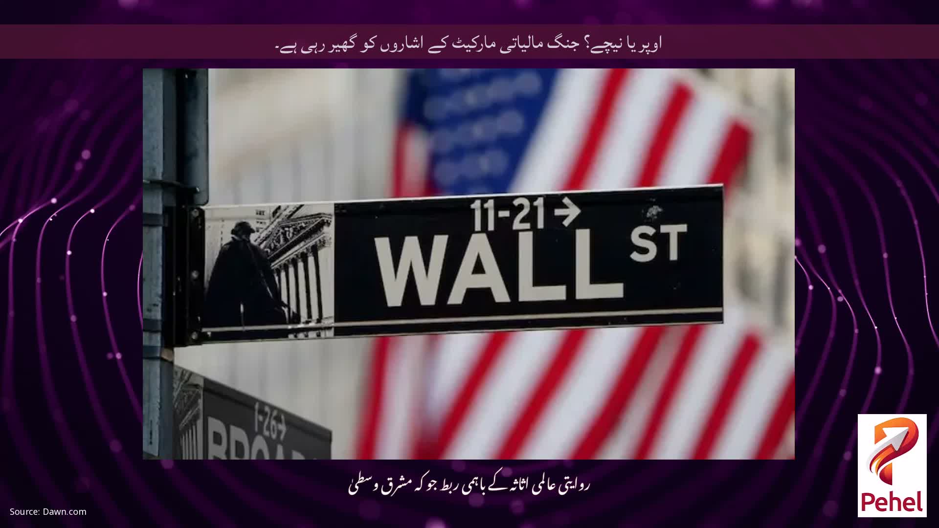 اوپر یا نیچے؟ جنگ مالیاتی مارکیٹ کے اشاروں کو گھیر رہی ہے۔